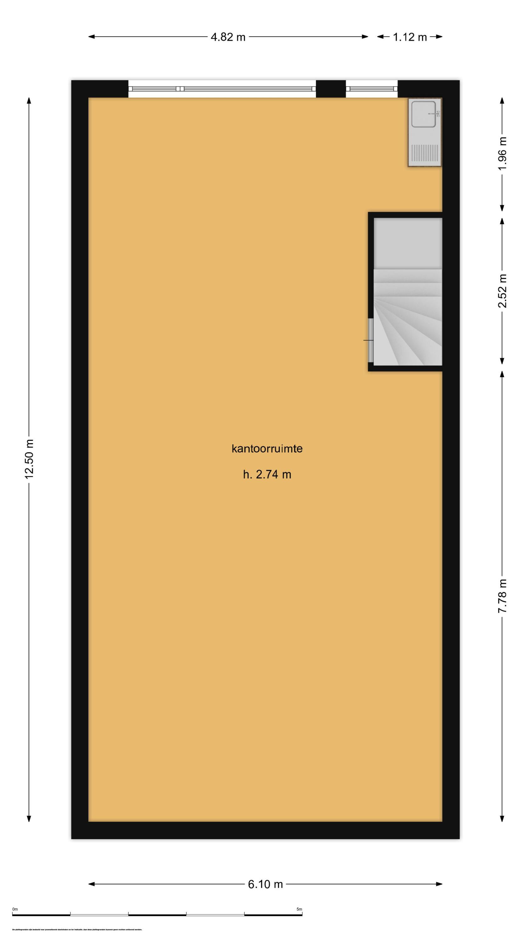 Dortmundstraat 6 &#8211; D (plattegrond 1)