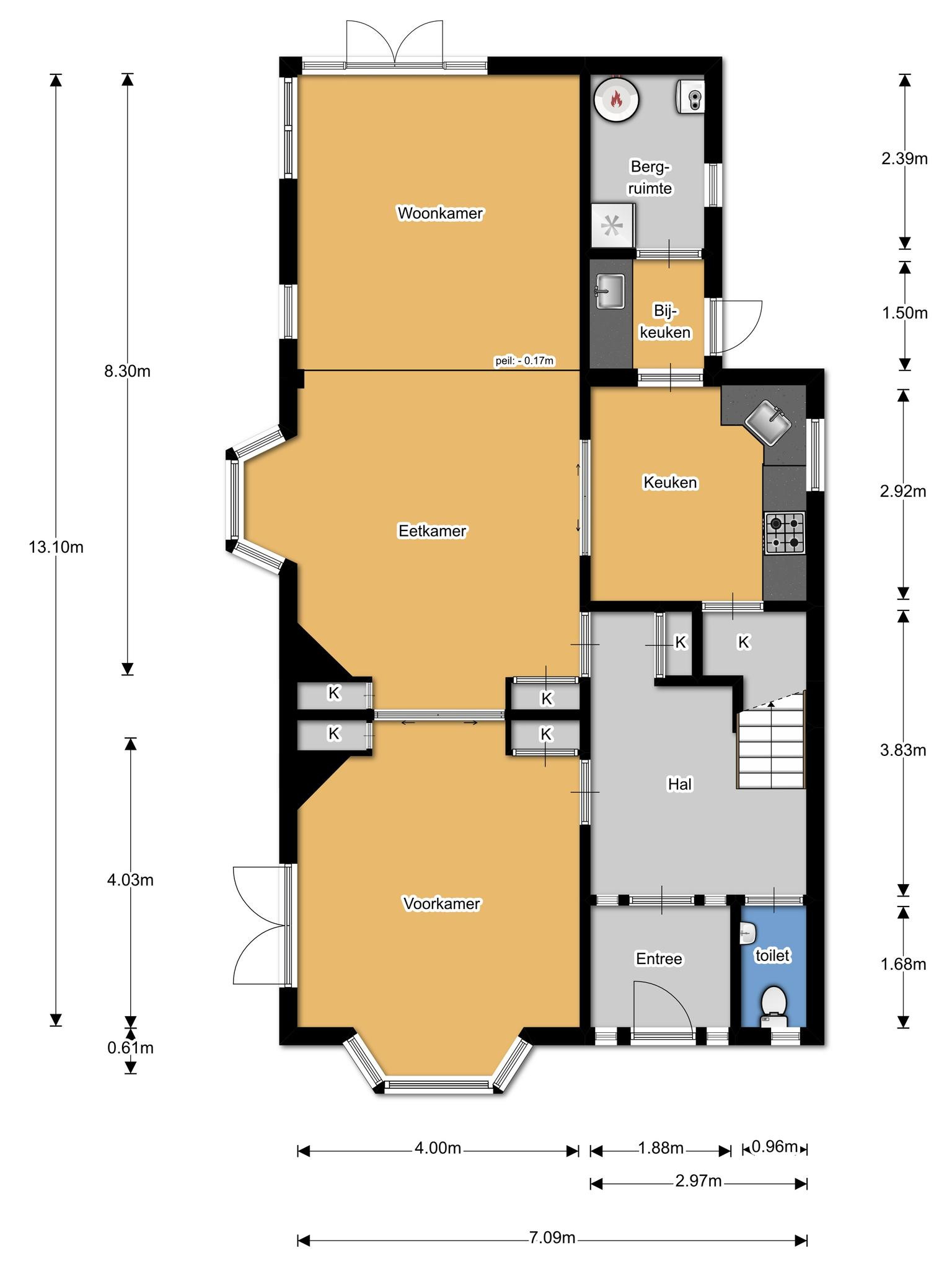 Verlooplaan 1 (plattegrond 1)