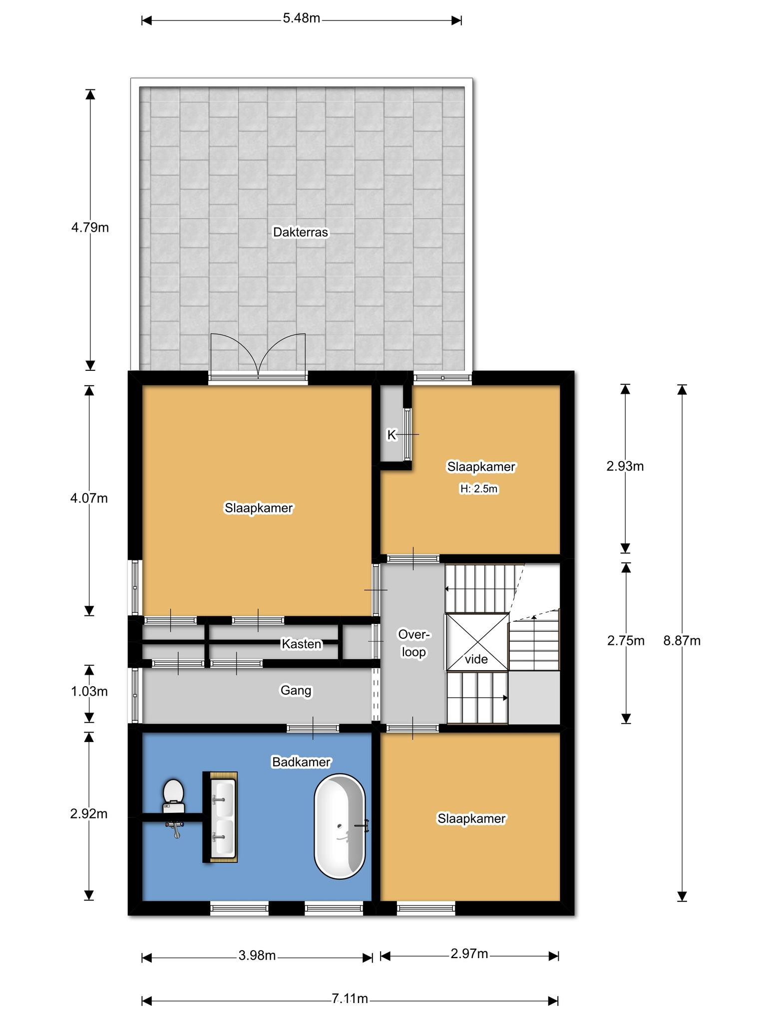 Verlooplaan 1 (plattegrond 2)