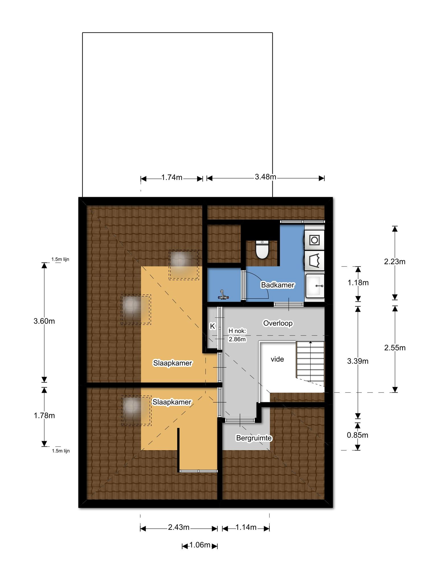 Verlooplaan 1 (plattegrond 3)