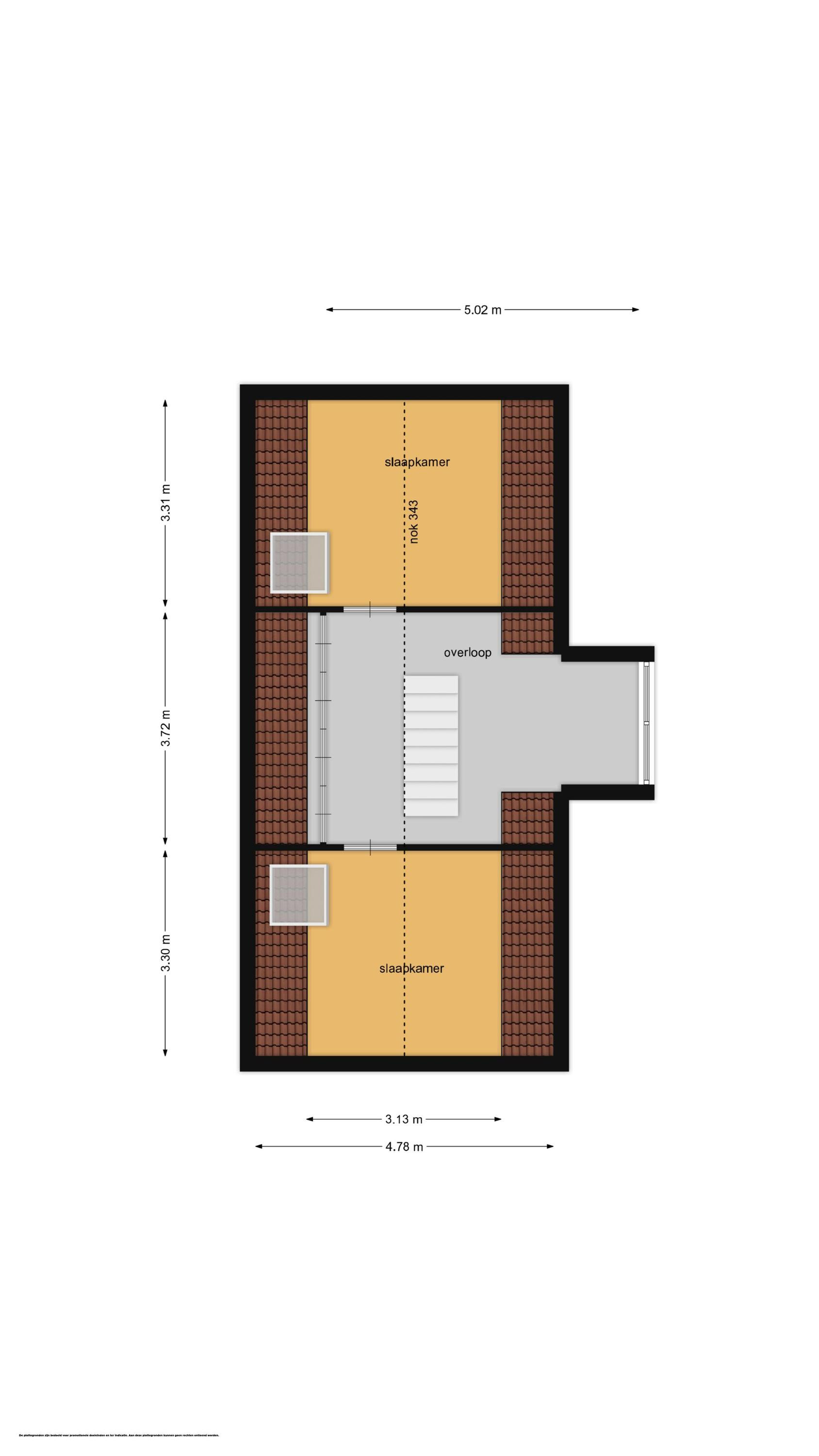 Noordersingel 136 (plattegrond 3)
