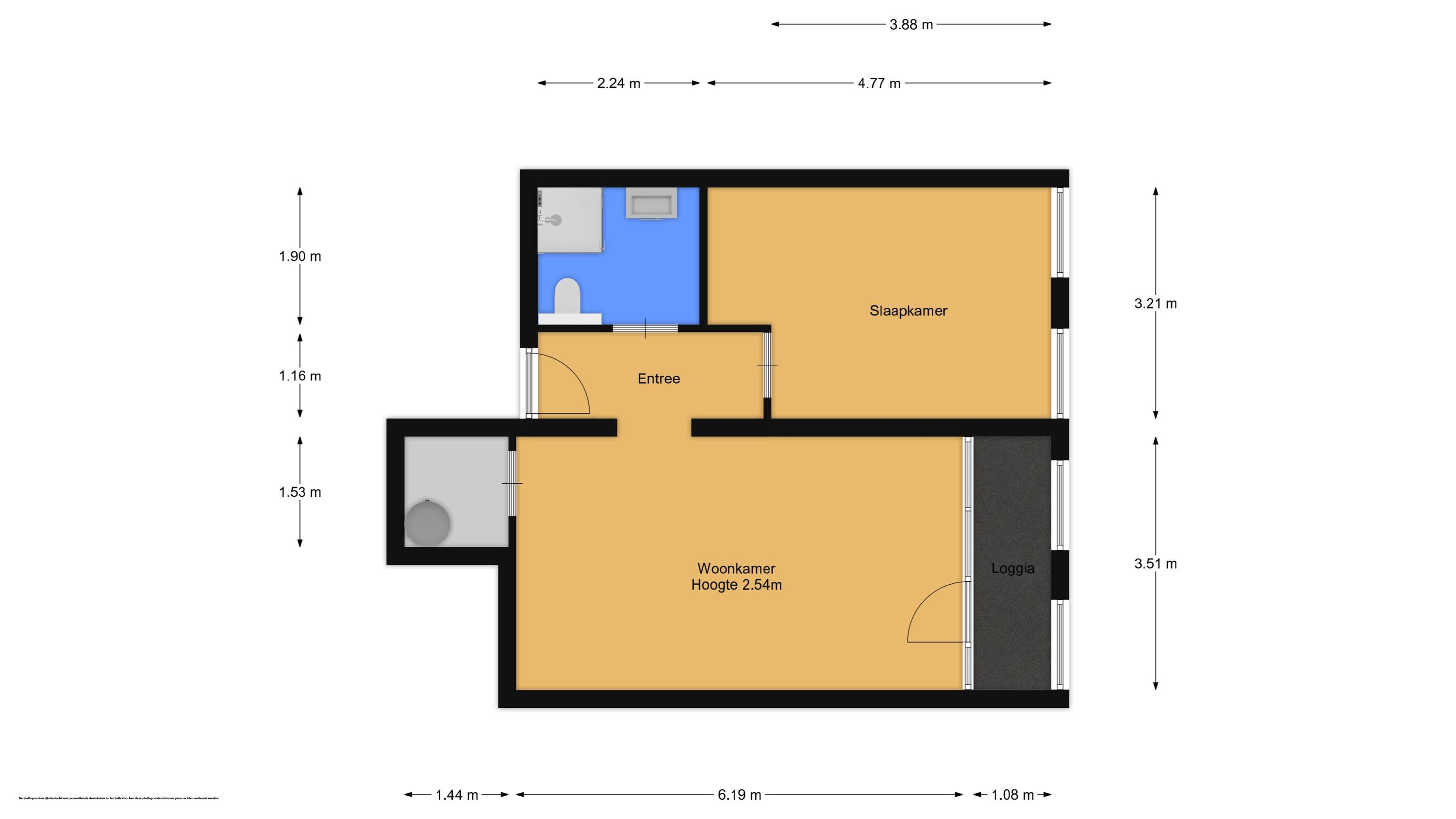 Raadhuisplein 9 – A (plattegrond 1)
