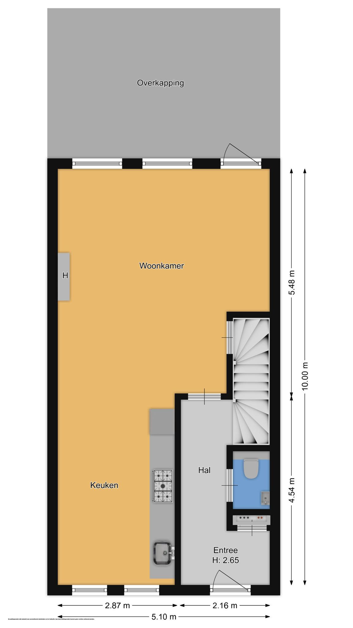 Groninger Meeuwlaan 13 (plattegrond 1)