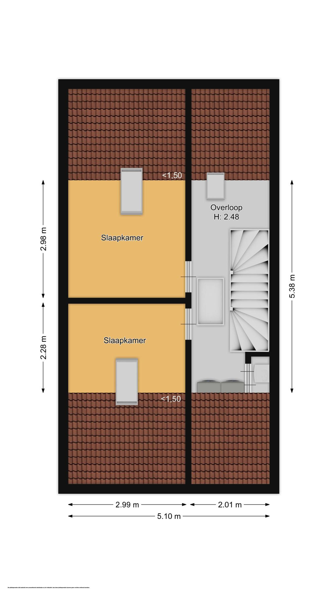 Groninger Meeuwlaan 13 (plattegrond 3)