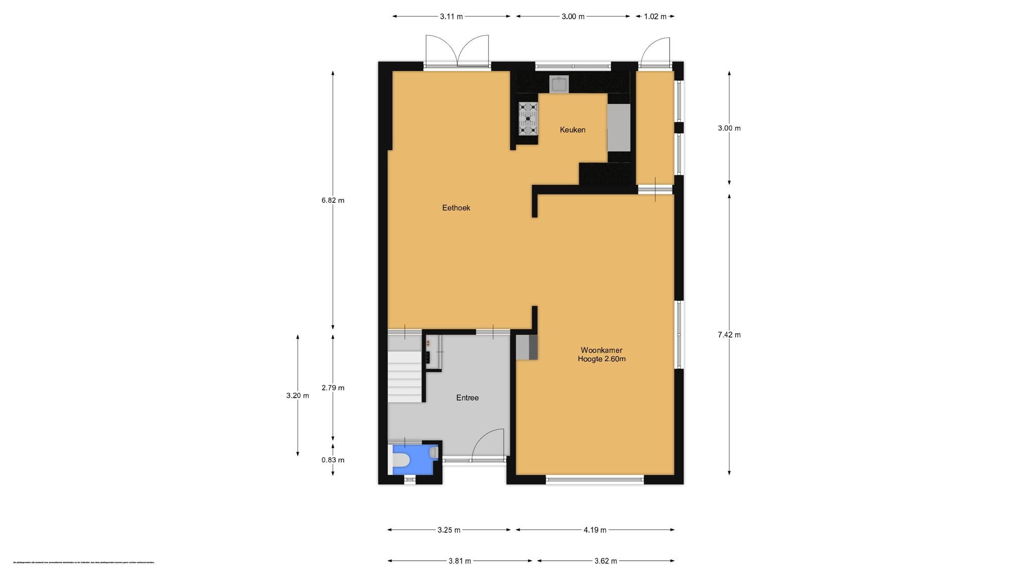 Livingstonestraat 13 (plattegrond 1)