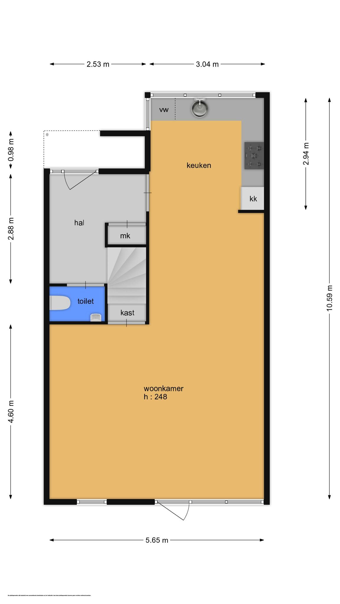 De Savornin Lohmanlaan 35 (plattegrond 1)