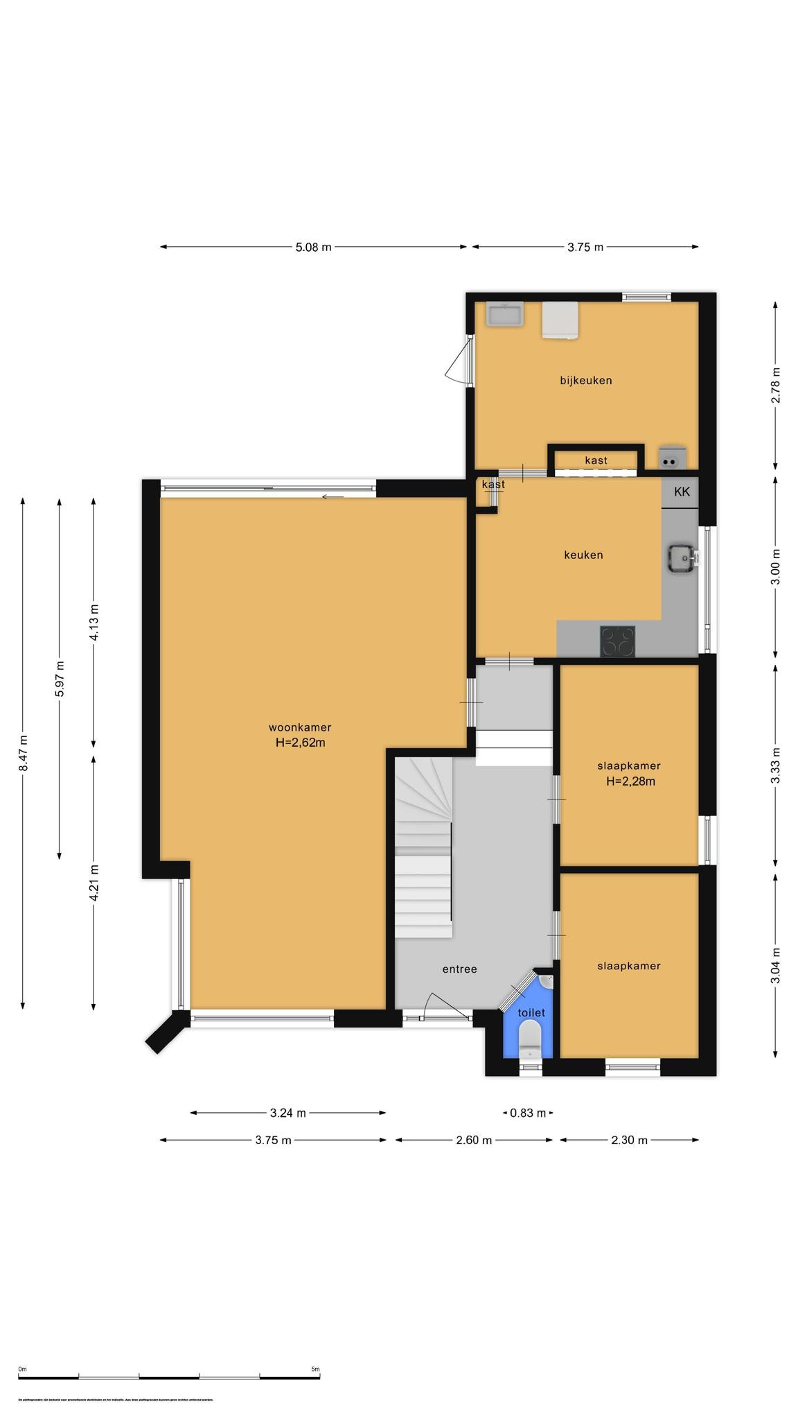 Hugo de Grootlaan 51 (plattegrond 1)