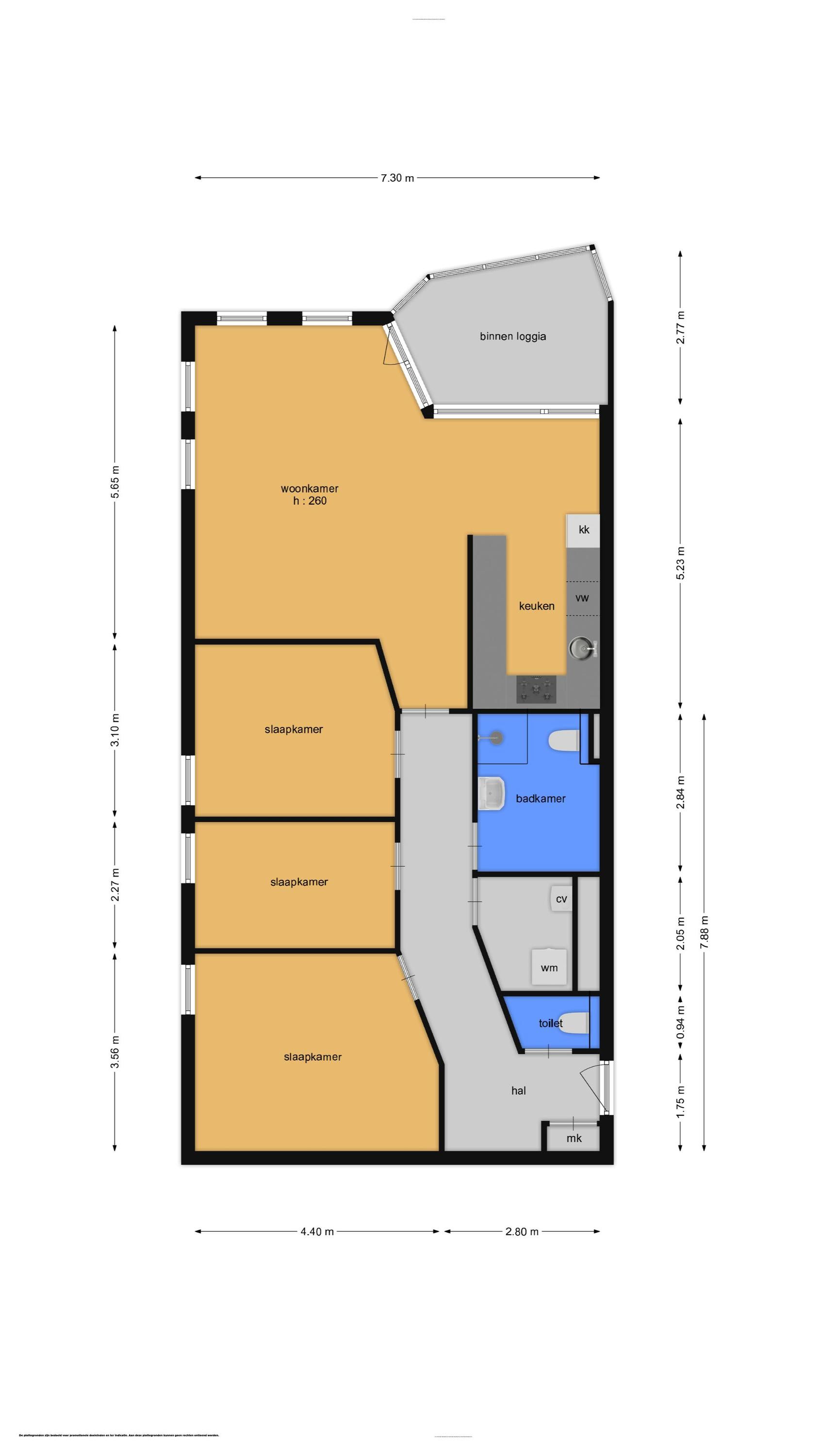 De Heus Plein 44 (plattegrond 1)