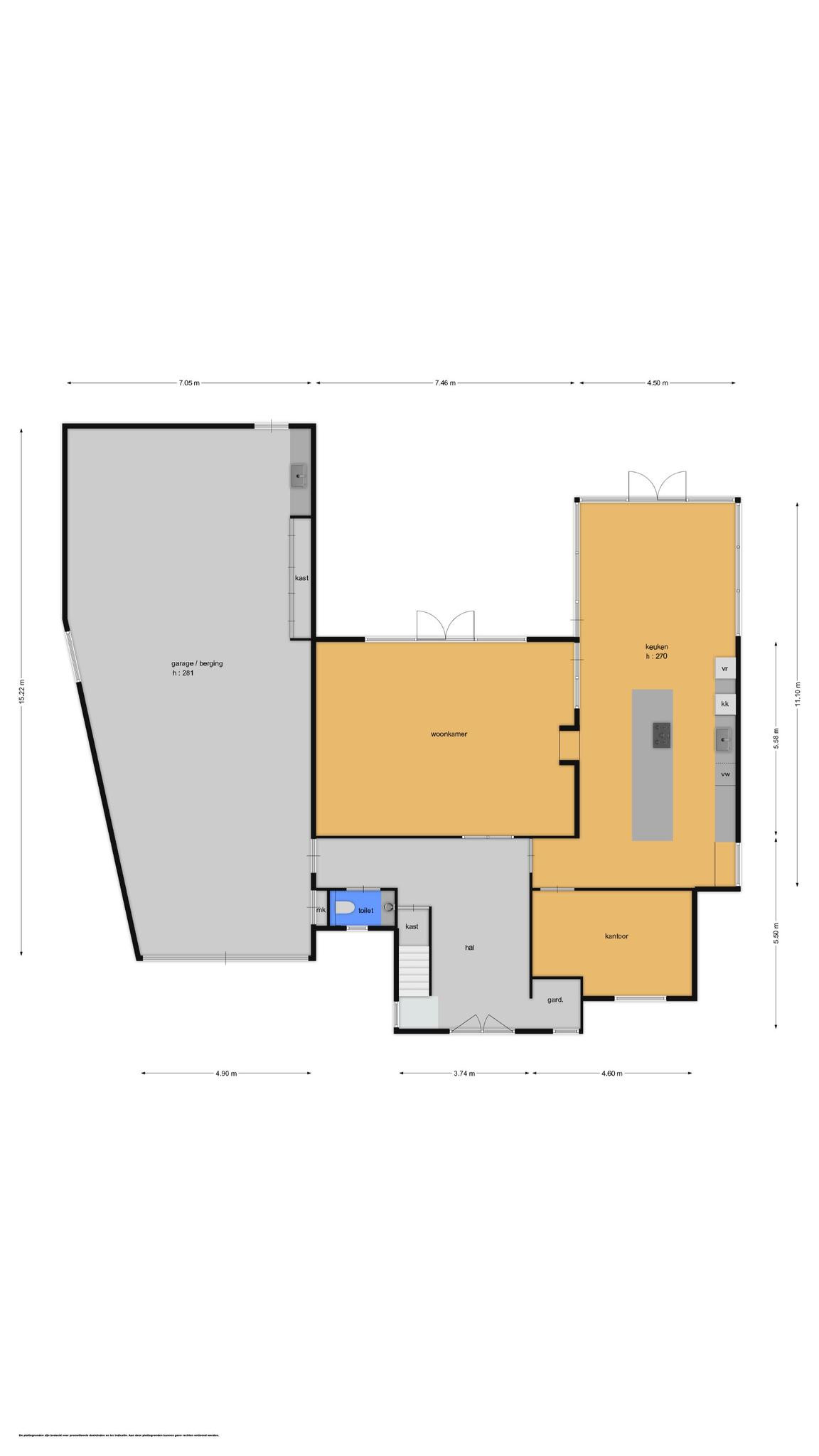 Thorbeckelaan 109 &#8211; B (plattegrond 1)