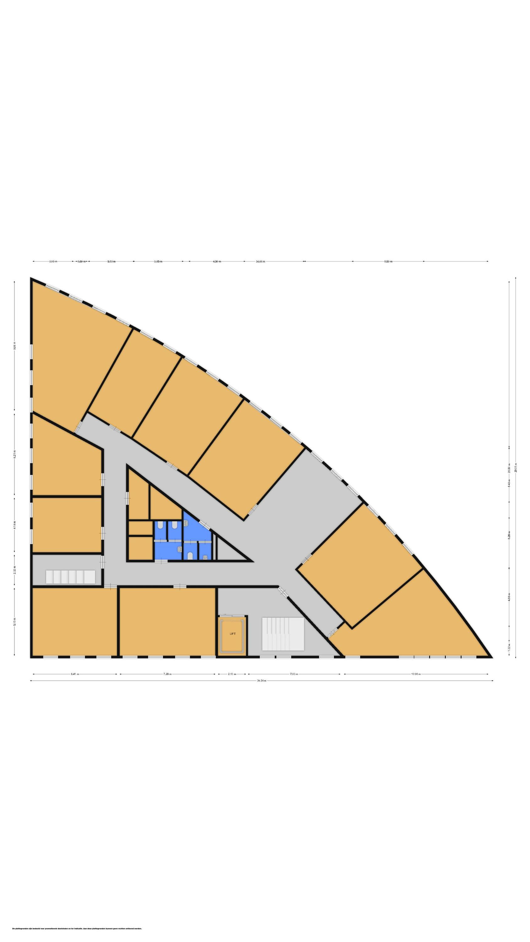 Galileïlaan 23 (plattegrond 1)