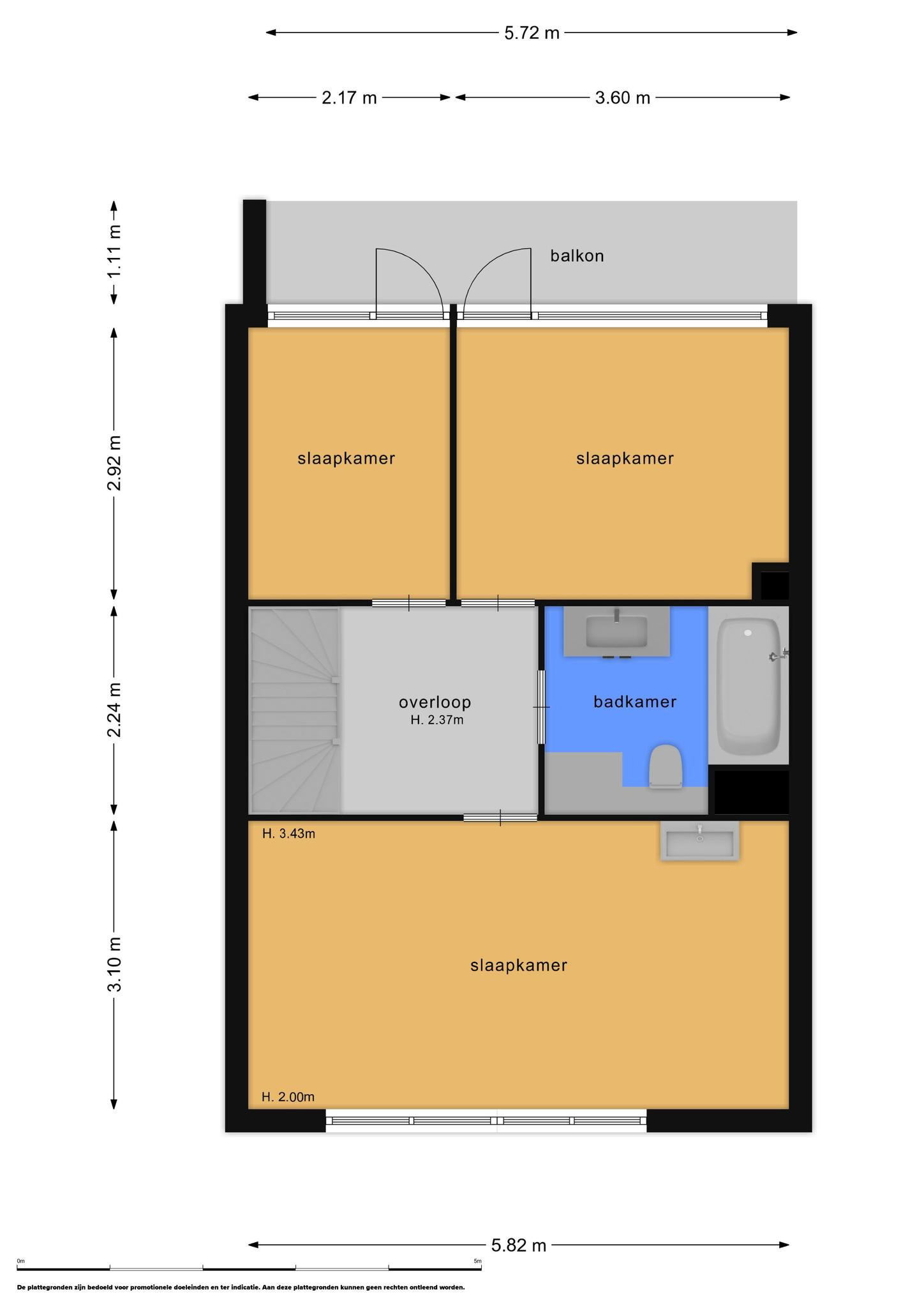 Doornenburg 29 (plattegrond 2)