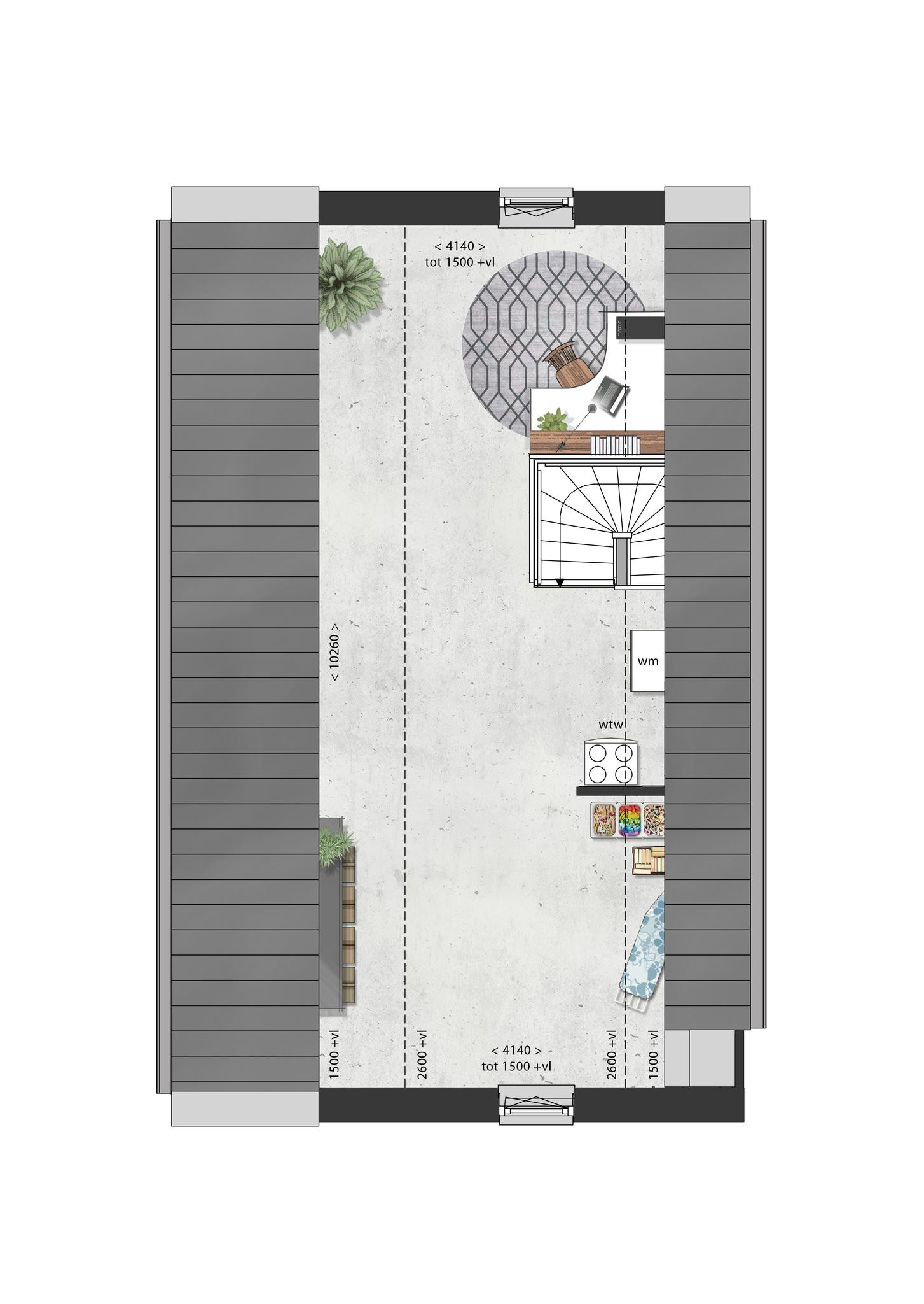 Schooneng (woonhuis A12) (plattegrond 3)