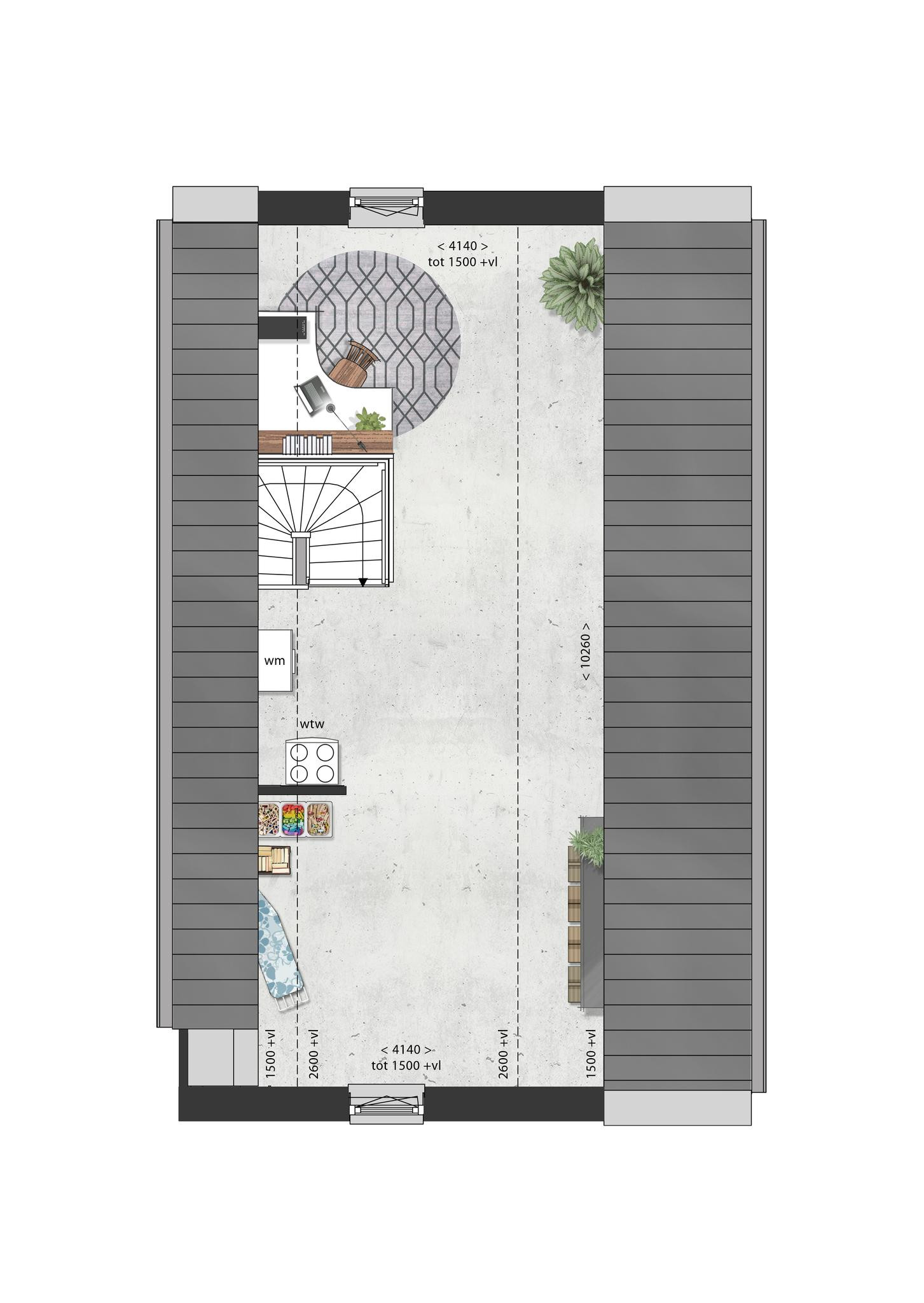 Schooneng (woonhuis A17) (plattegrond 3)