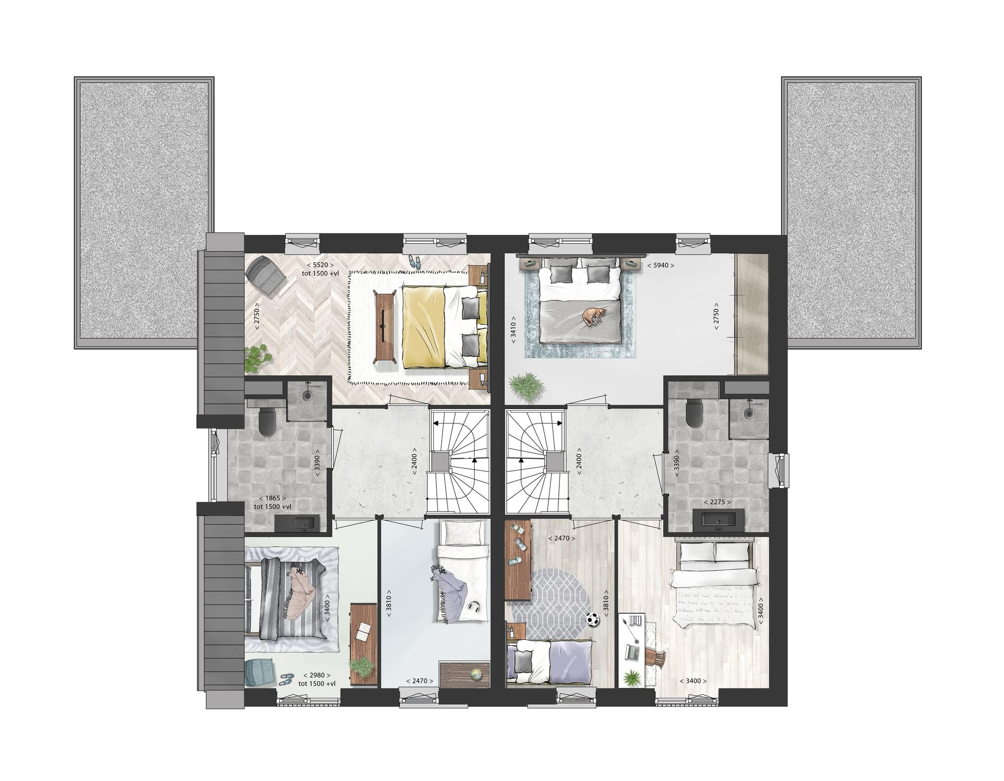 Schooneng (woonhuis A02) (plattegrond 2)