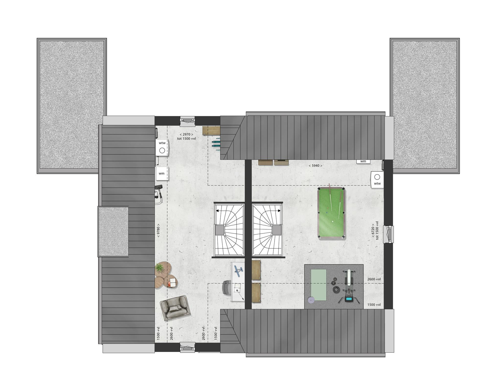 Schooneng (woonhuis A02) (plattegrond 3)