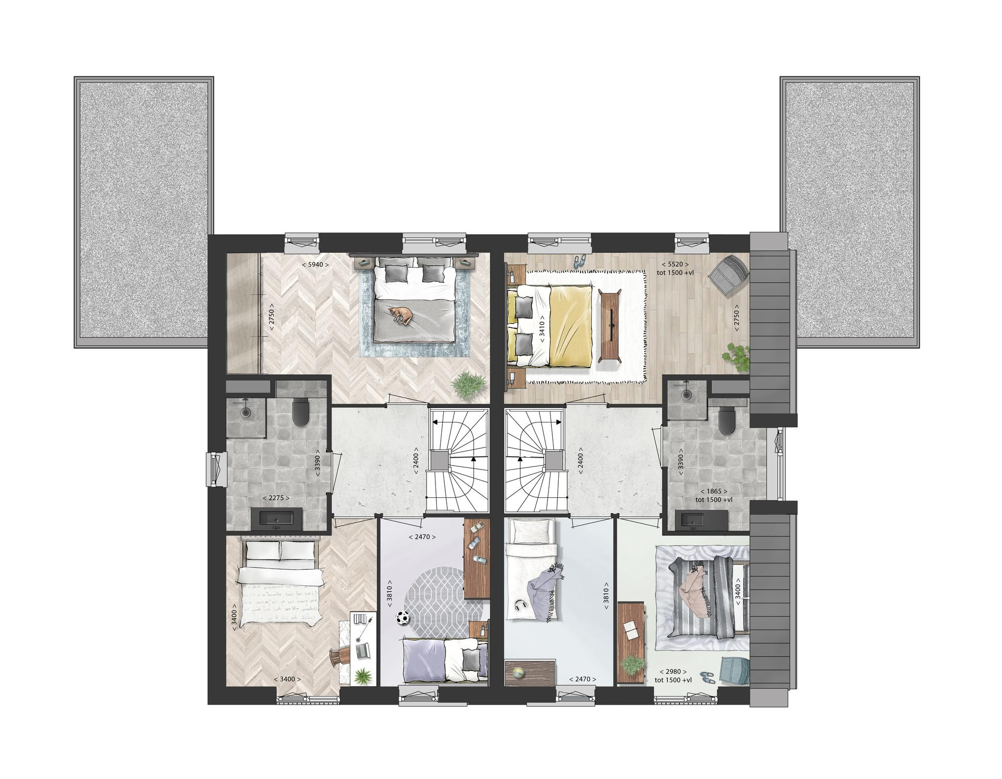 Schooneng (woonhuis A04) (plattegrond 2)