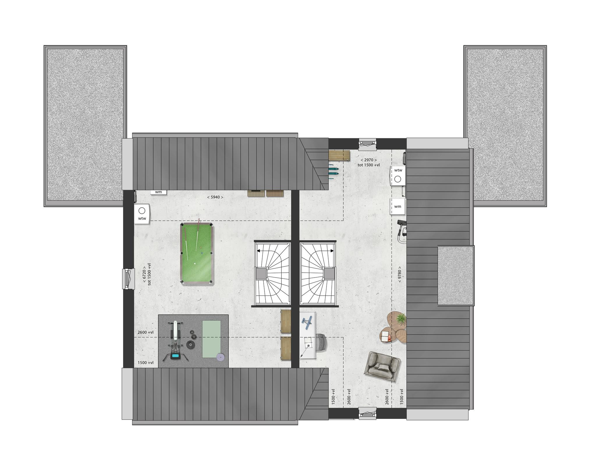 Schooneng (woonhuis A04) (plattegrond 3)