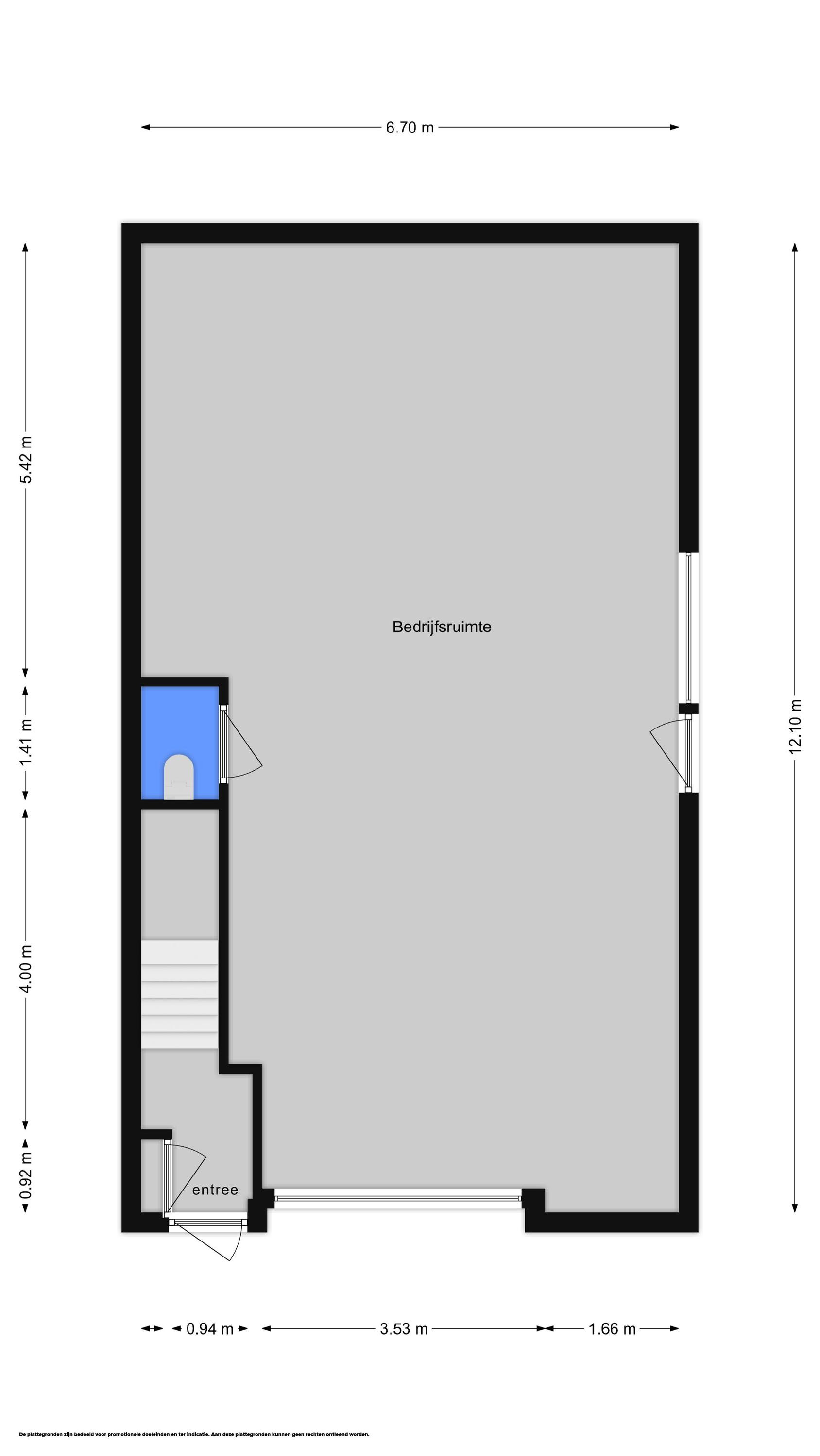 Marconistraat 33 – 01 (plattegrond 1)