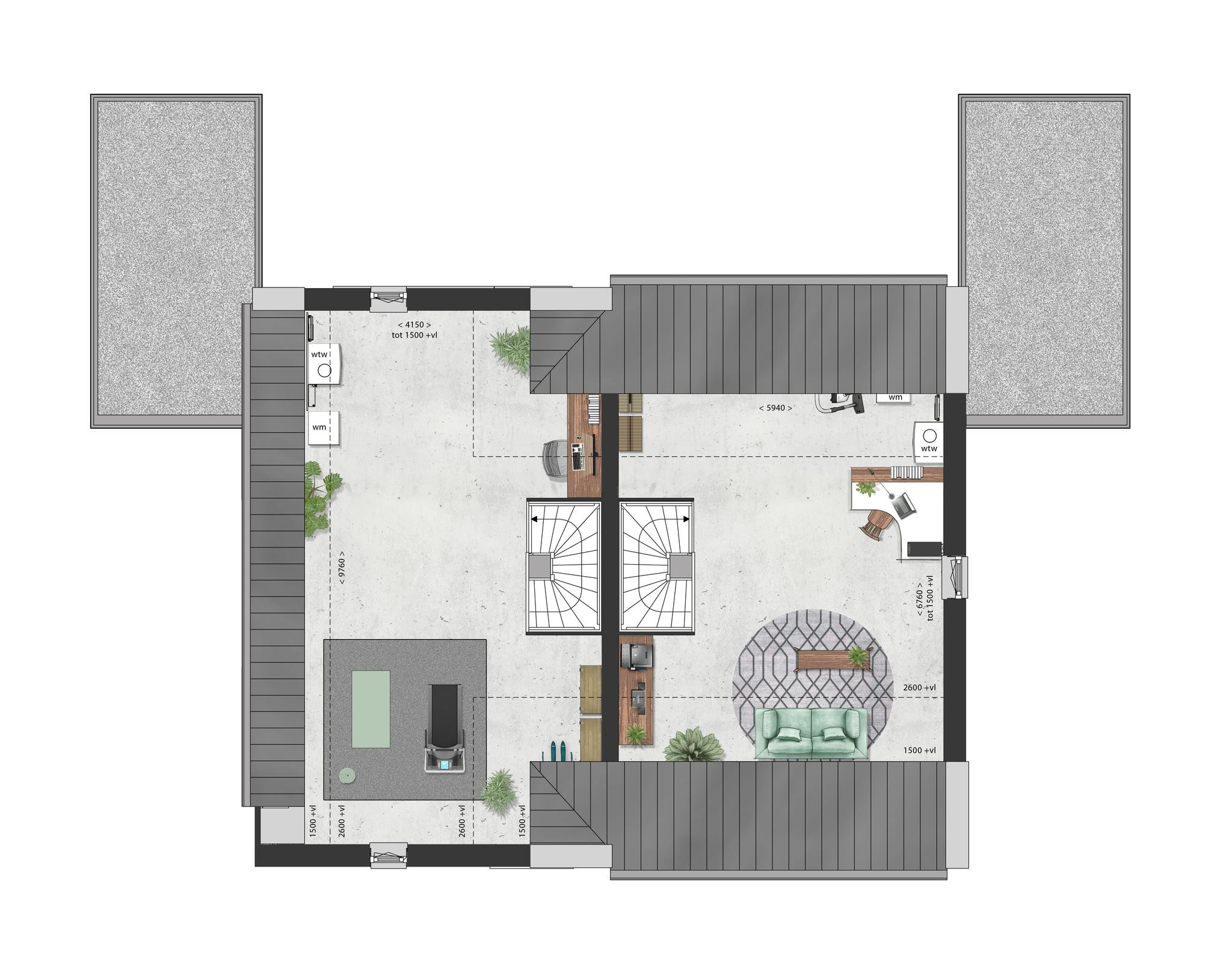 Schooneng (woonhuis A13) (plattegrond 3)