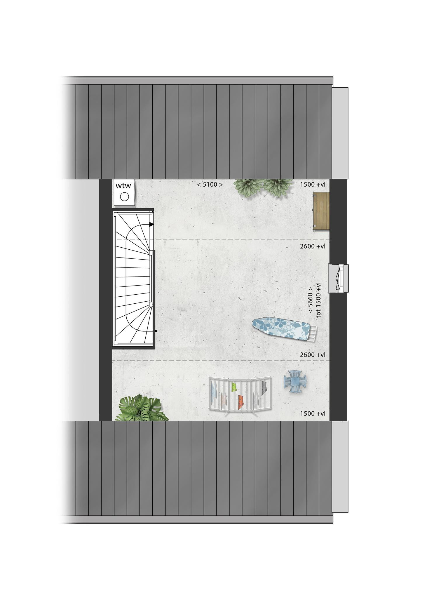 Schooneng (woonhuis B02) (plattegrond 3)