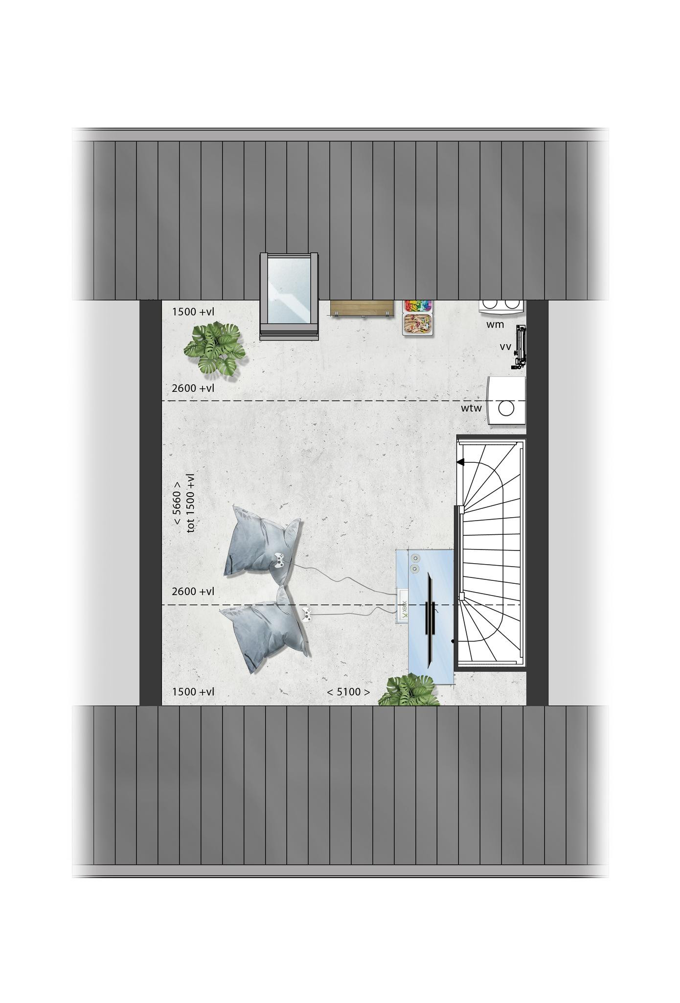 Schooneng (woonhuis B04) (plattegrond 3)