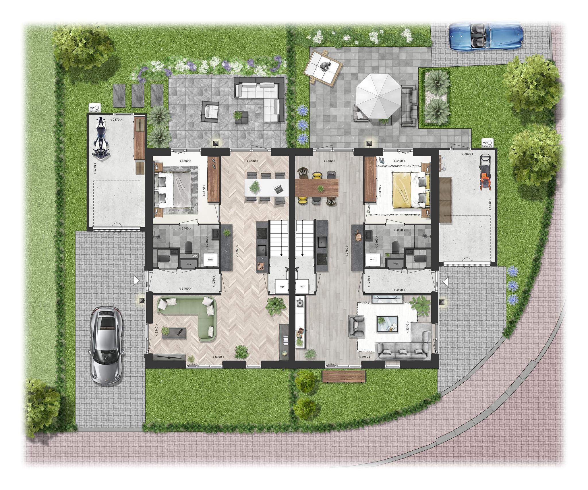 Schooneng (woonhuis A16) (plattegrond 1)