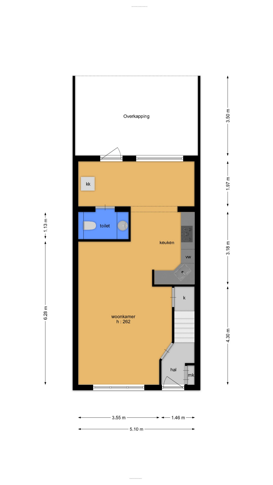 Schimmelpennincklaan 22 (plattegrond 3)