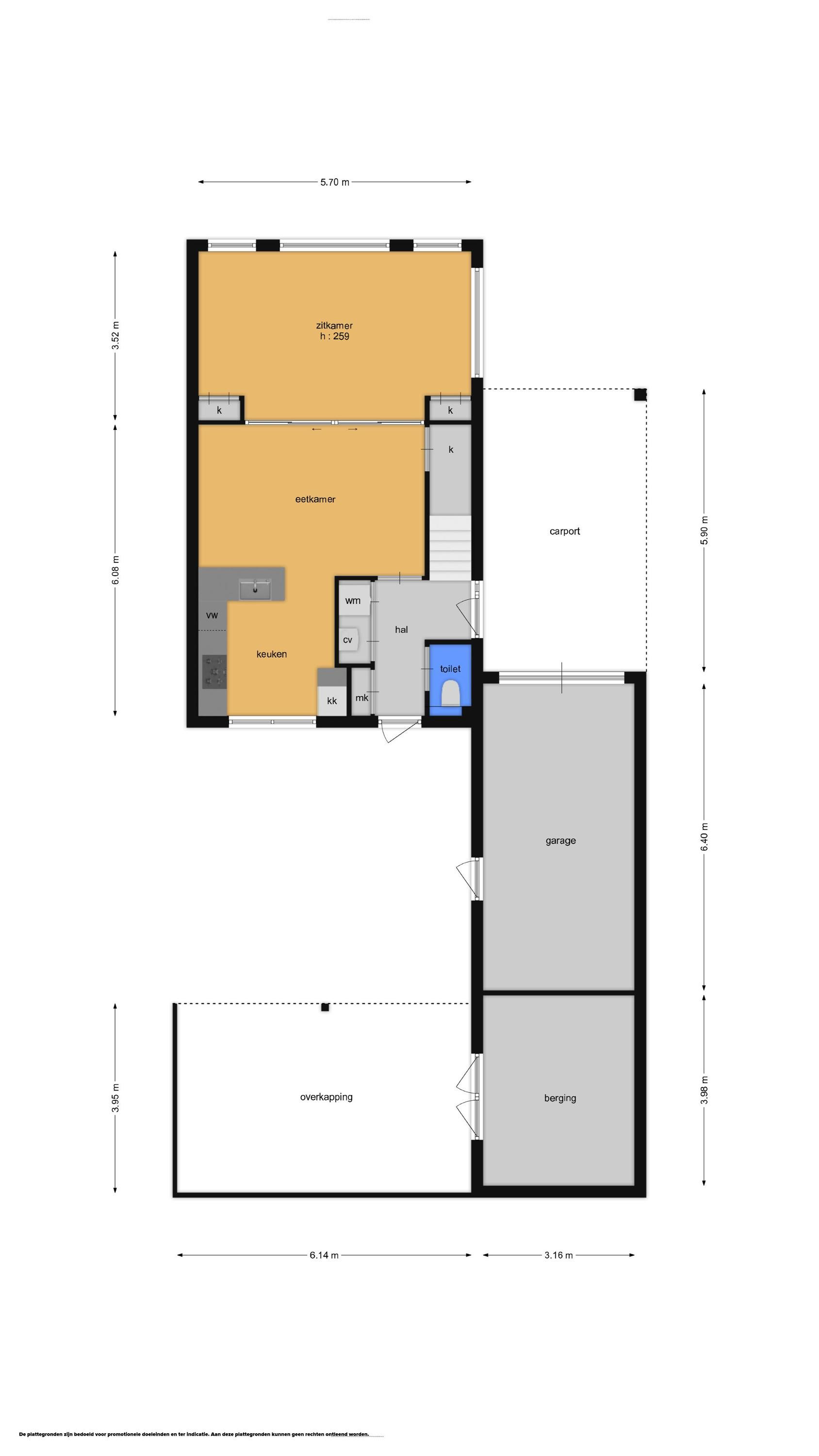 Hoevedorp 22 (plattegrond 3)