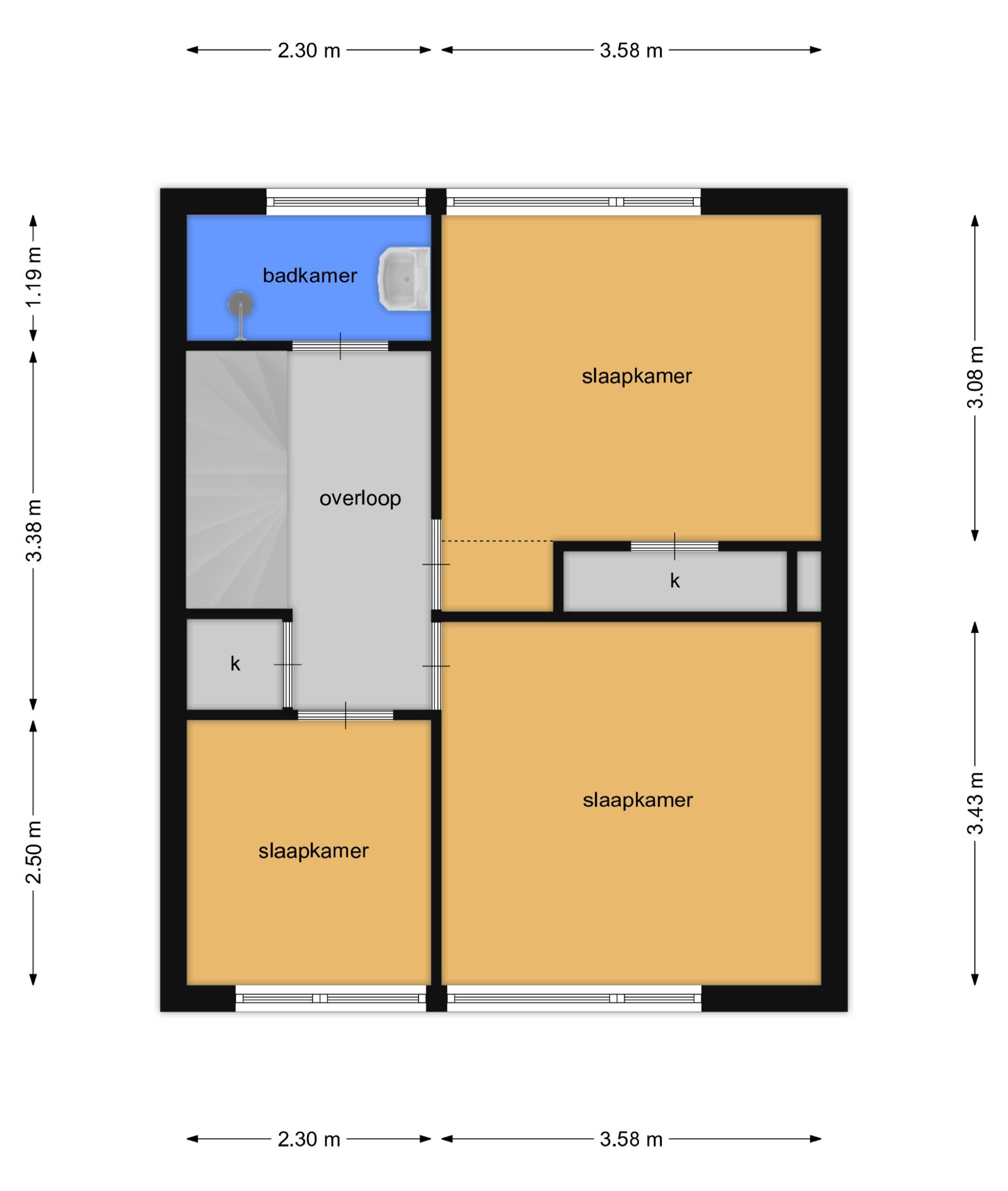 Prinsenlaan 50 (plattegrond 2)