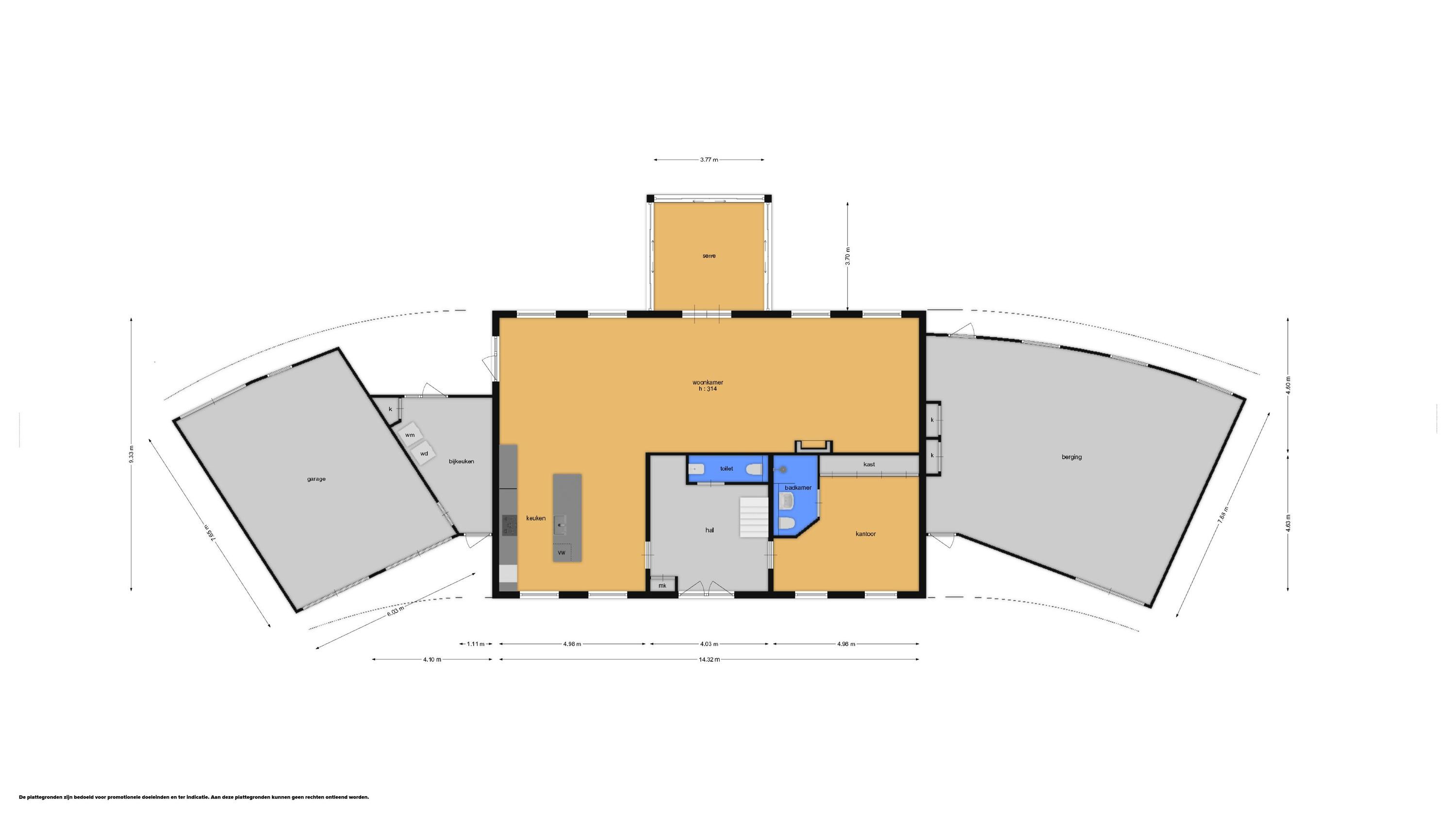Otelaarseweg 21 – B (plattegrond 3)