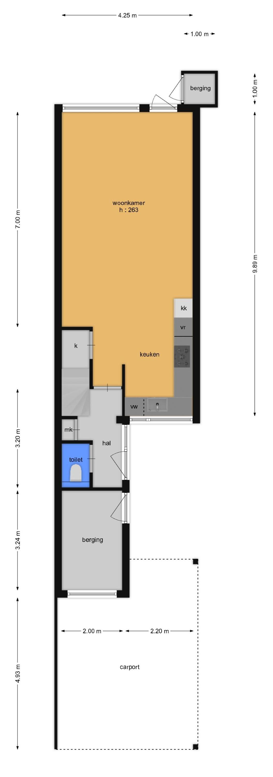 Slangenburg 68 (plattegrond 1)