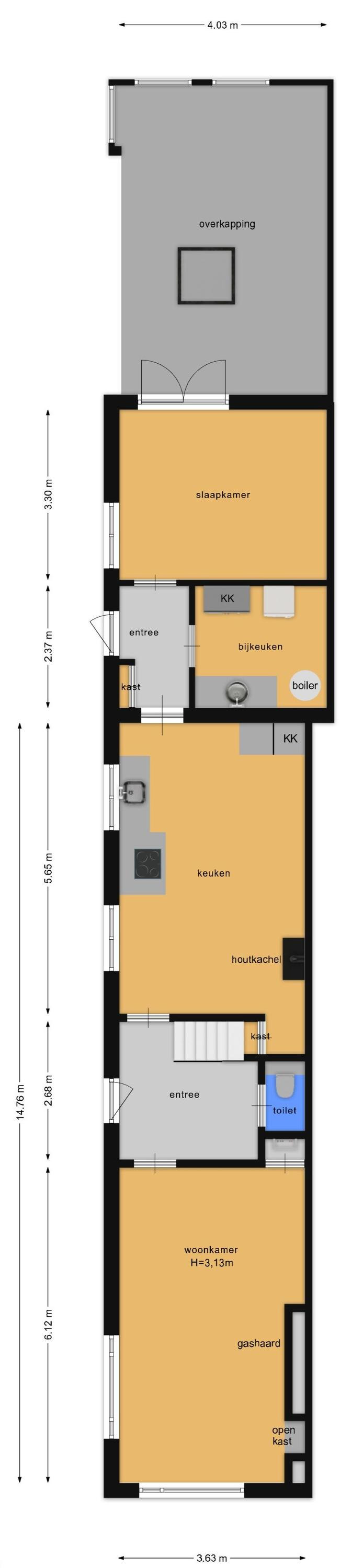 Amersfoortsestraat 104 (plattegrond 1)