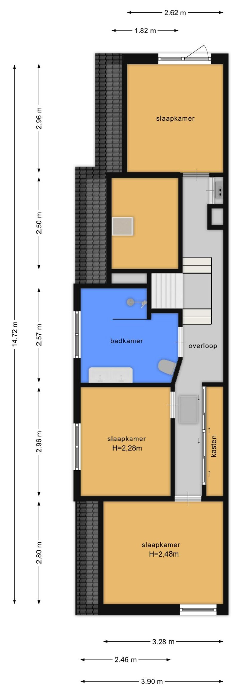 Amersfoortsestraat 104 (plattegrond 2)