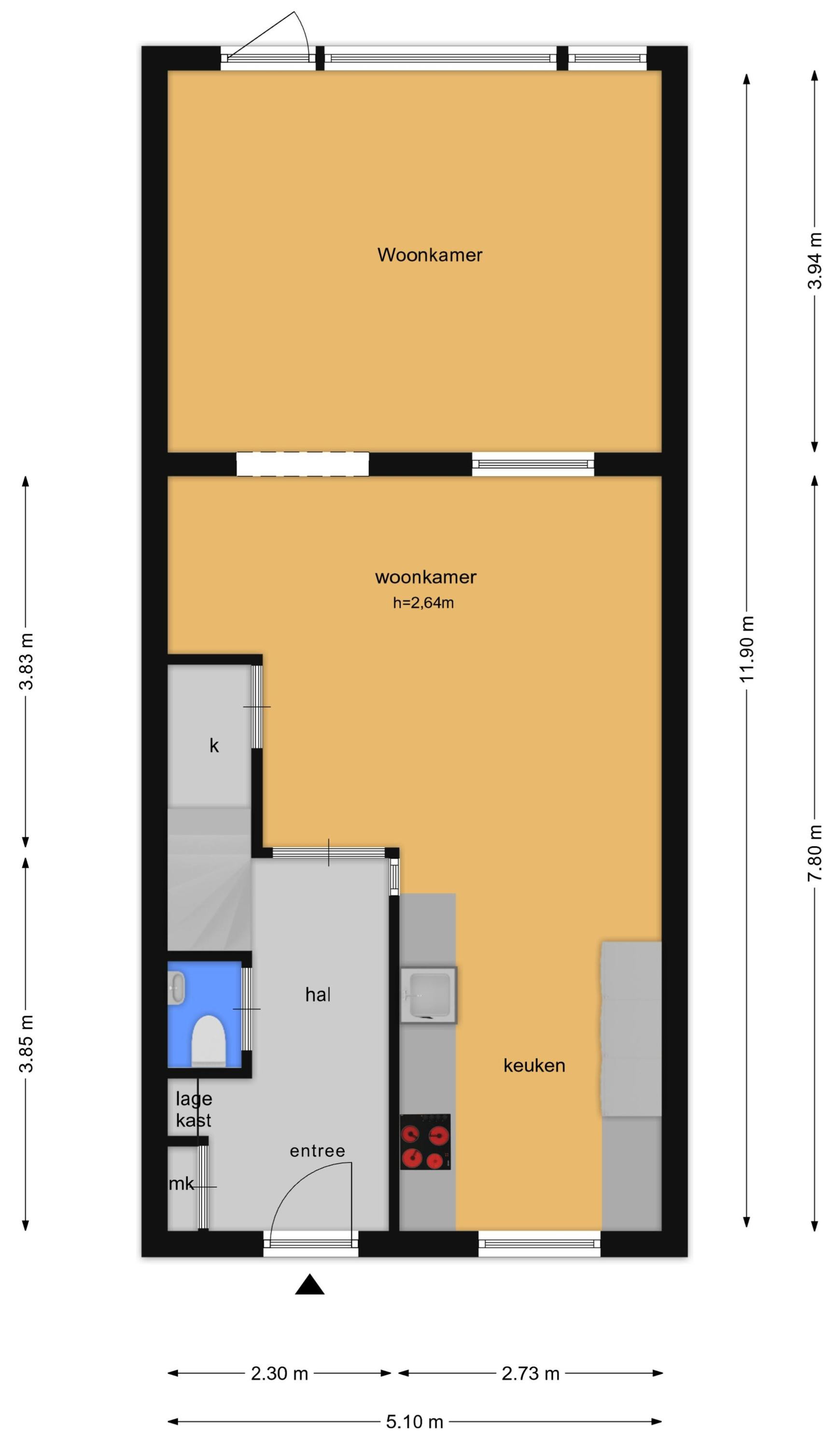 Kraaikoplaan 16 (plattegrond 1)