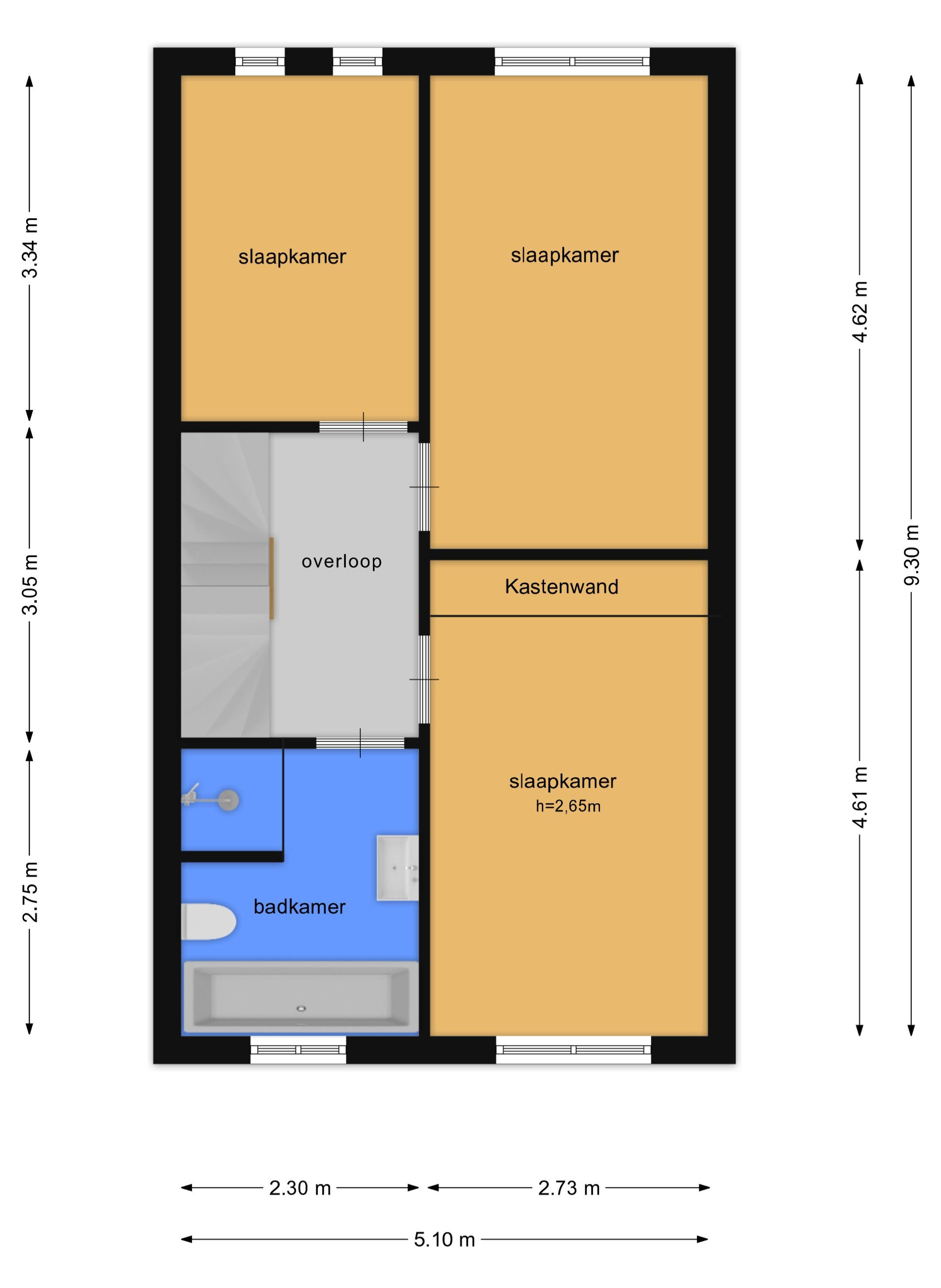 Kraaikoplaan 16 (plattegrond 2)