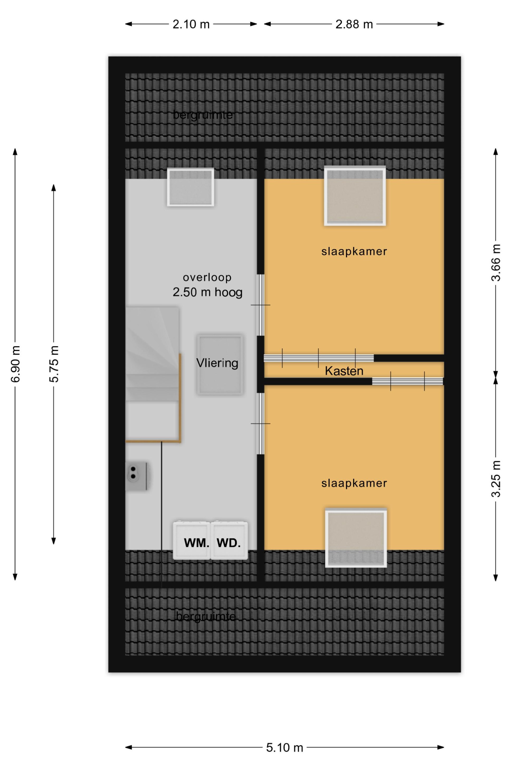 Kraaikoplaan 16 (plattegrond 3)