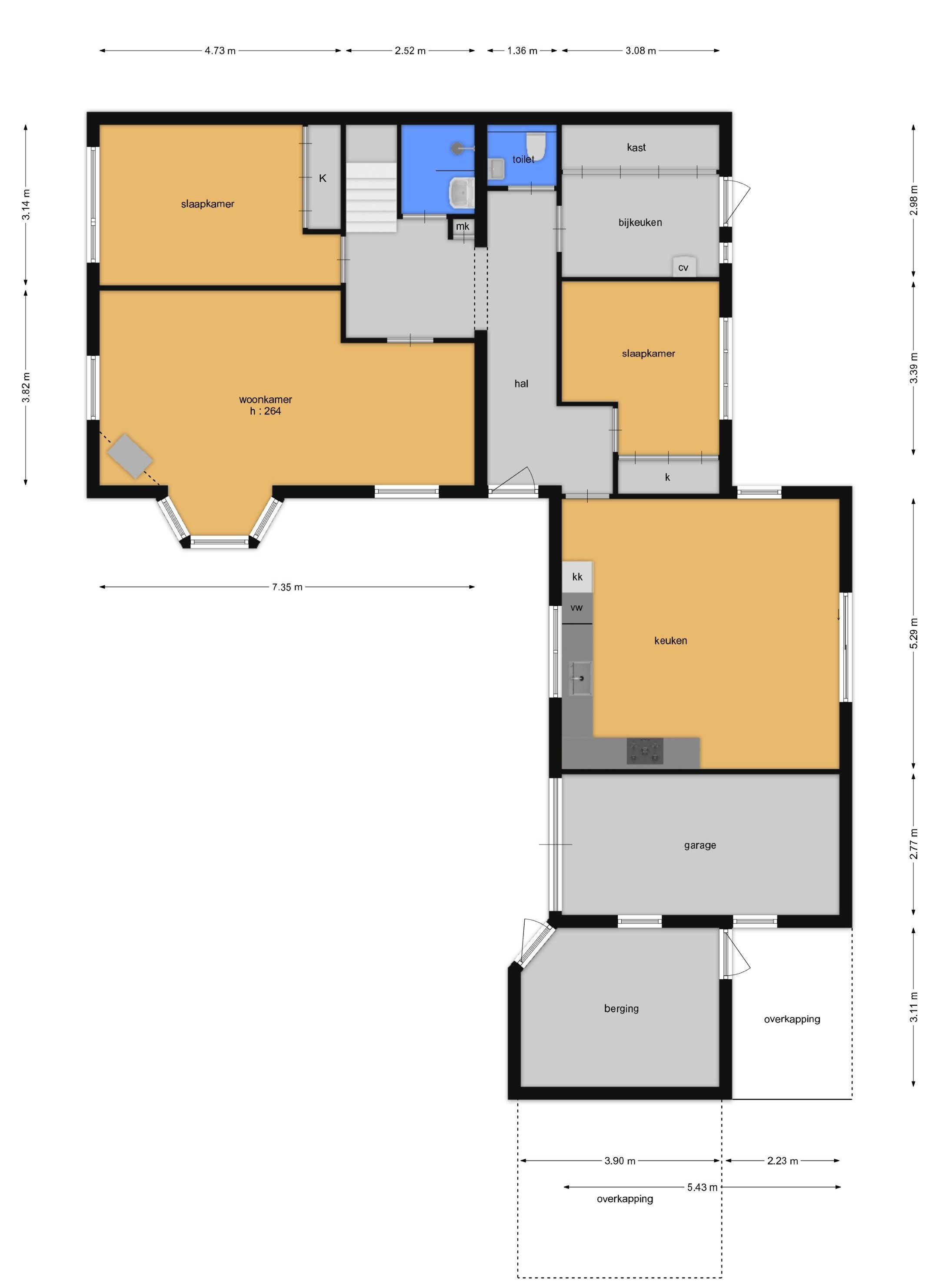 Oude Garderenseweg 2 (plattegrond 1)