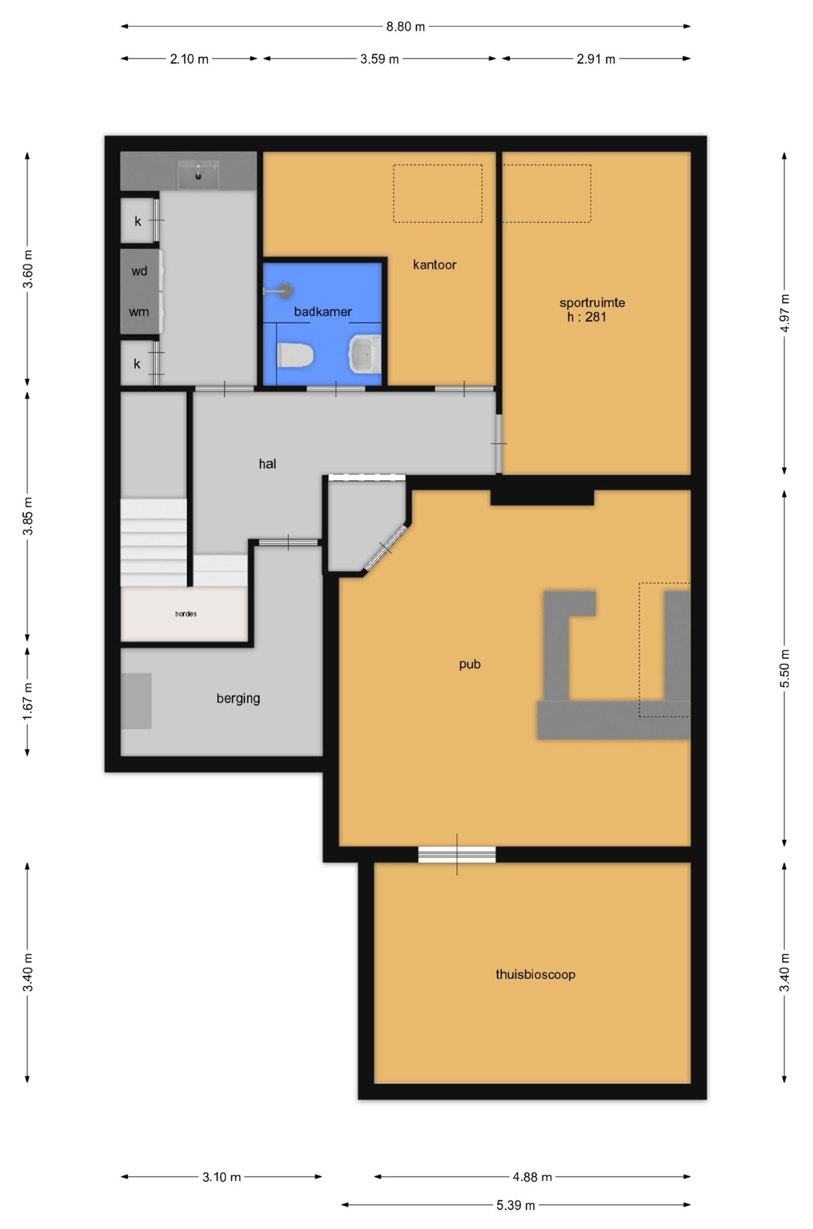 Berkenlaan 39 (plattegrond 3)