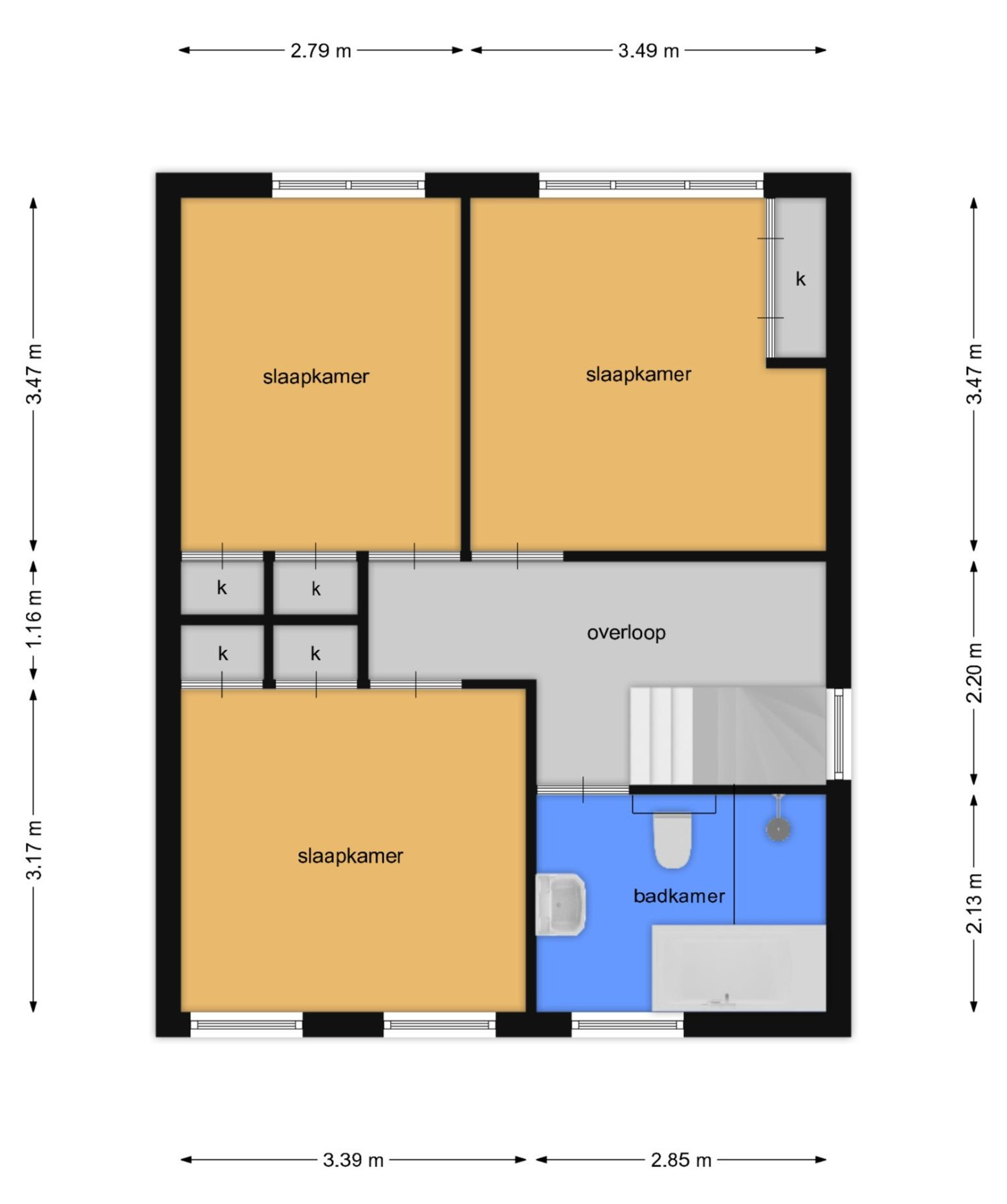Tulpenstraat 16 (plattegrond 2)