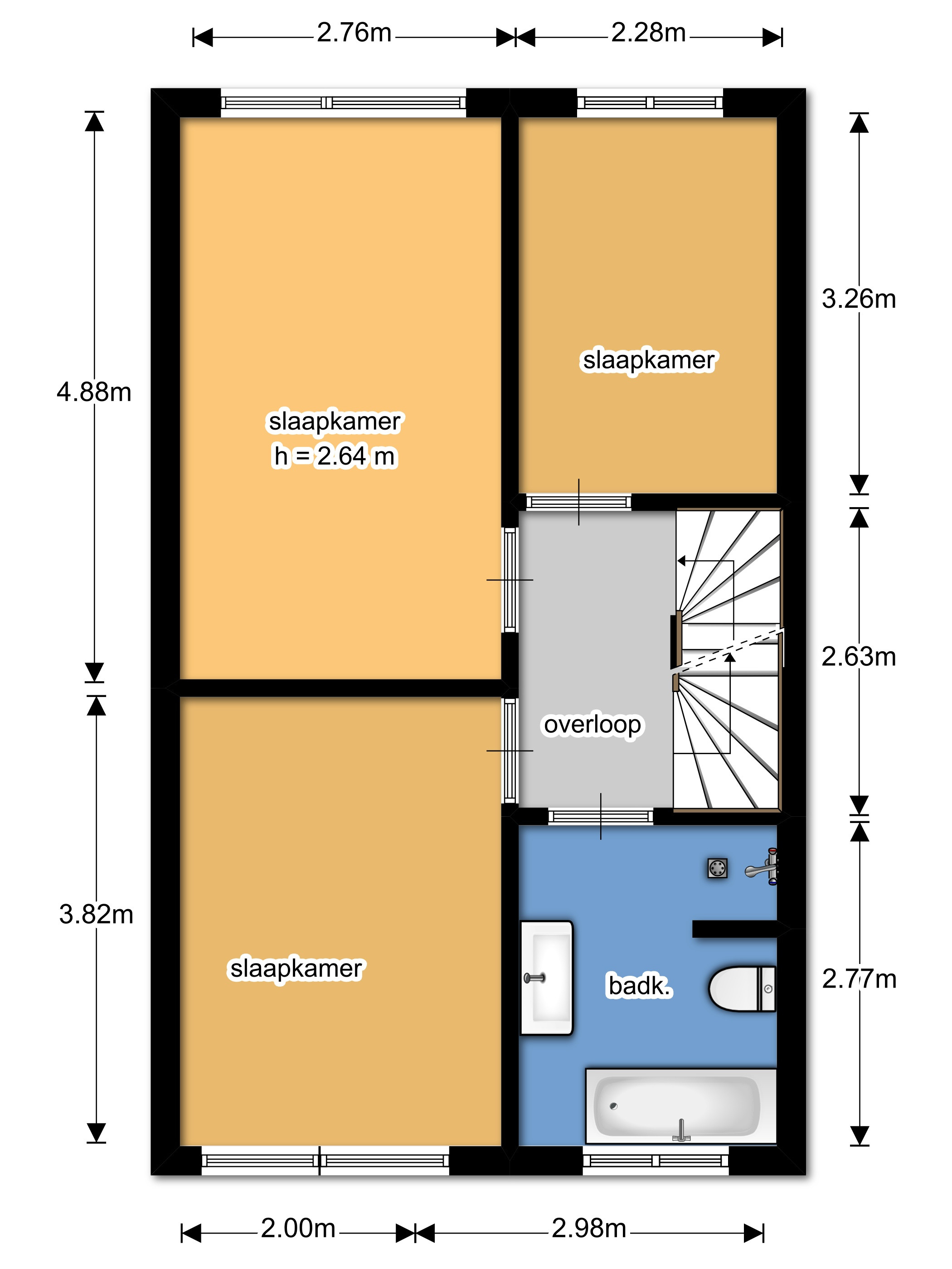 Chabolaan 23 (plattegrond 2)
