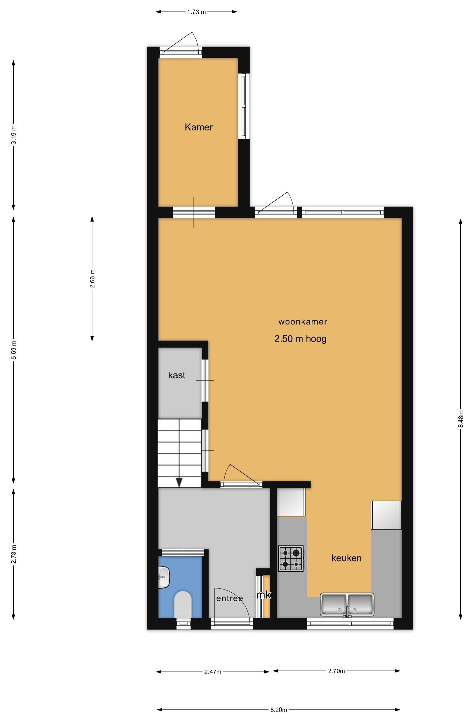 De Cotelaer 147 (plattegrond 1)