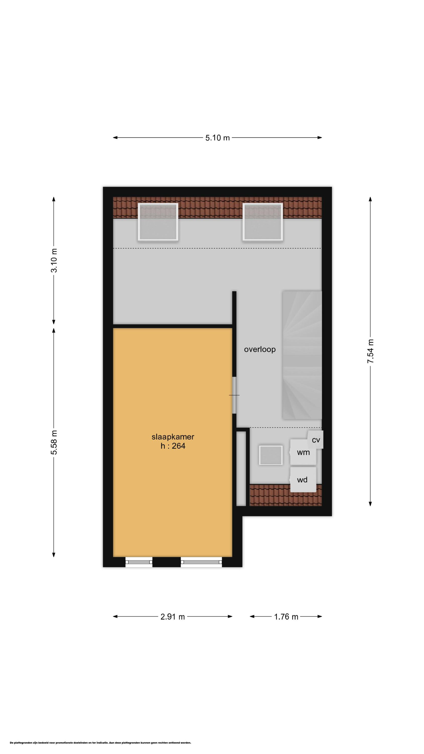 Hollands Hoenlaan 15 (plattegrond 2)