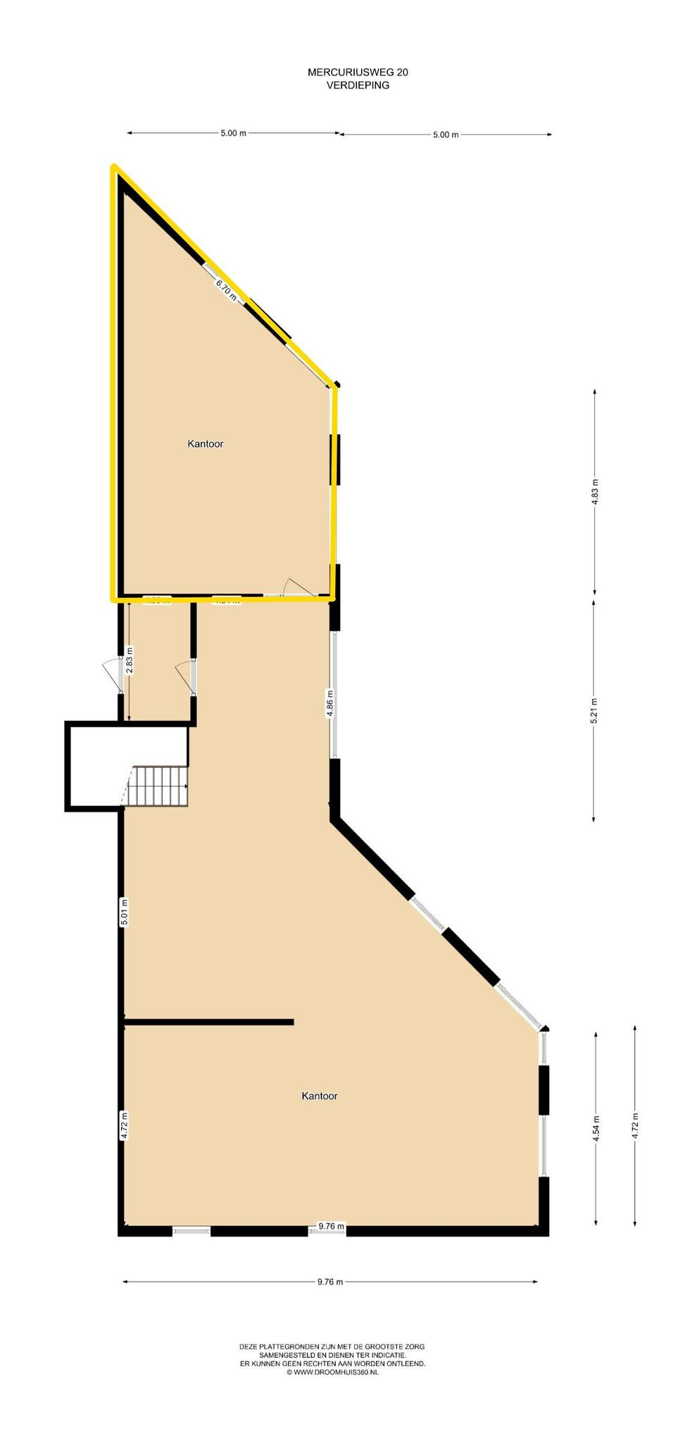 Mercuriusweg 20 (plattegrond 2)