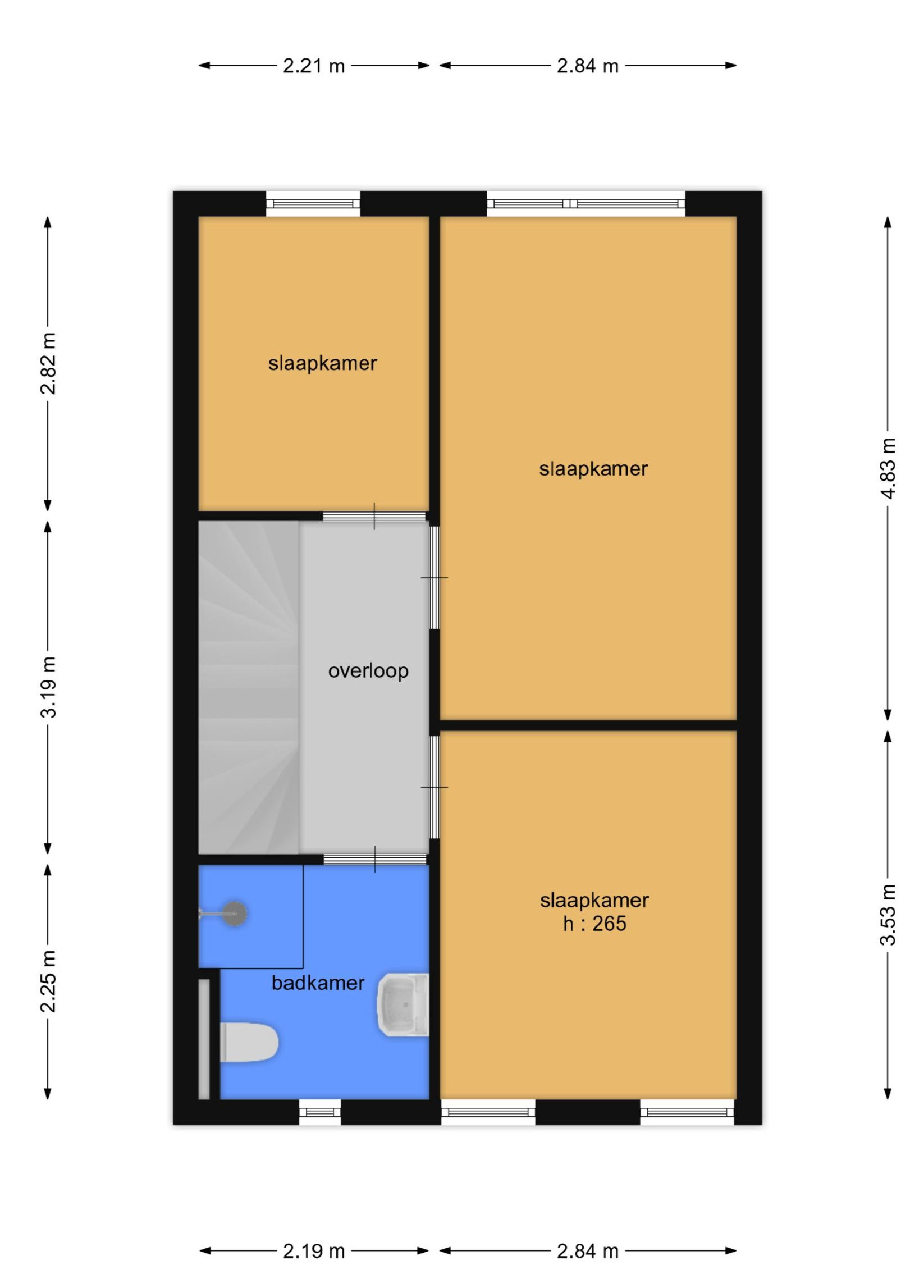 Tijsselinglaan 72 (plattegrond 2)