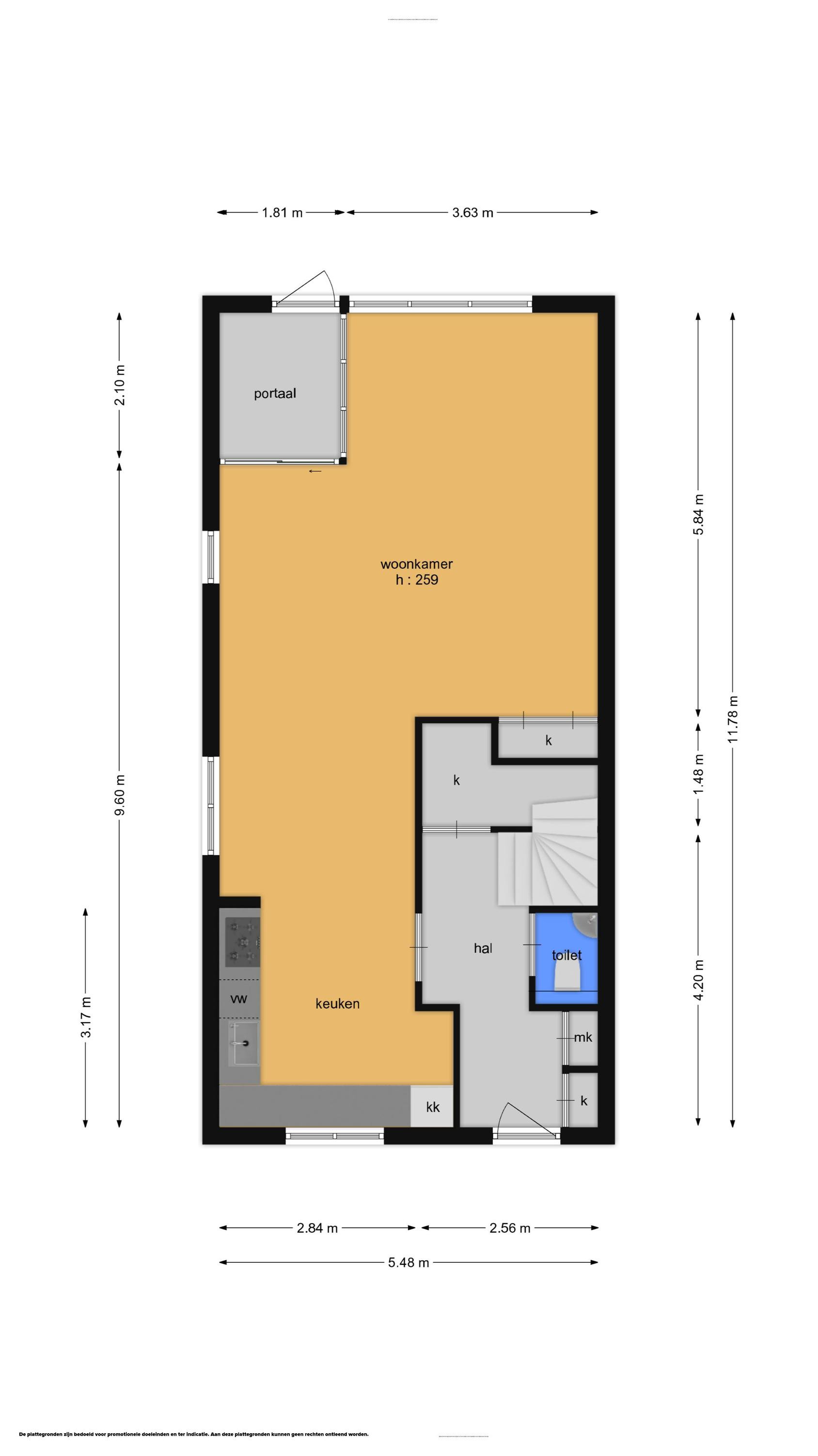 De Spil 38 (plattegrond 3)
