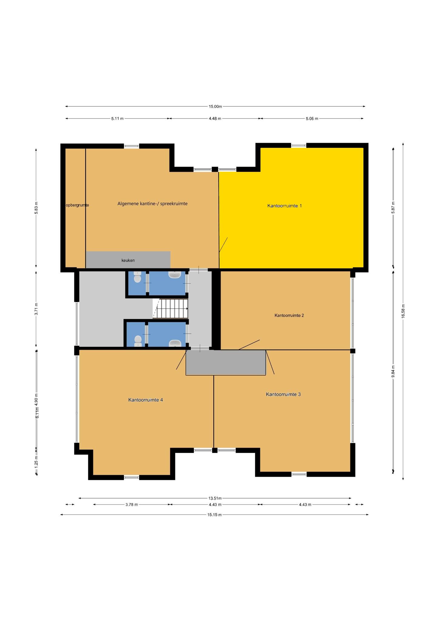 Elspeterweg 65 &#8211; E (plattegrond 1)