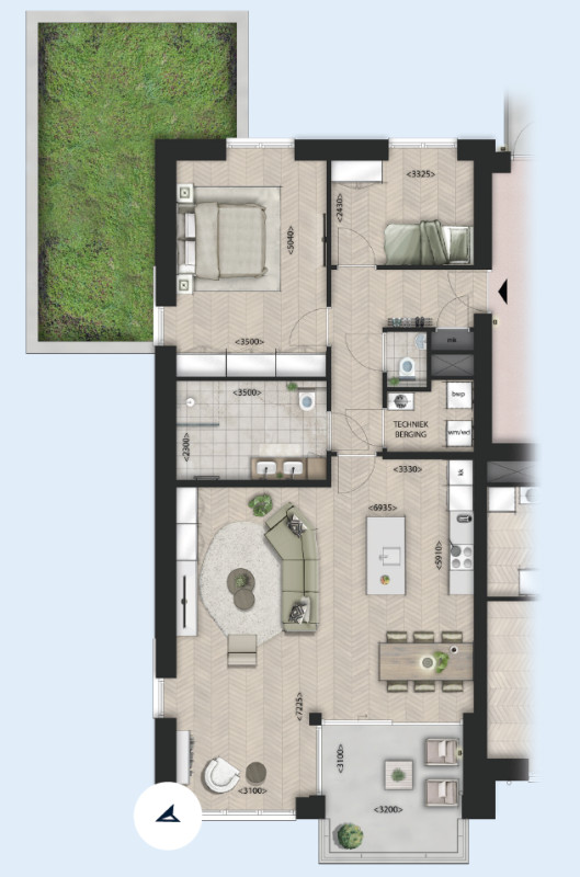 Huys van Zuylen (appartement 9) (afbeelding 2)