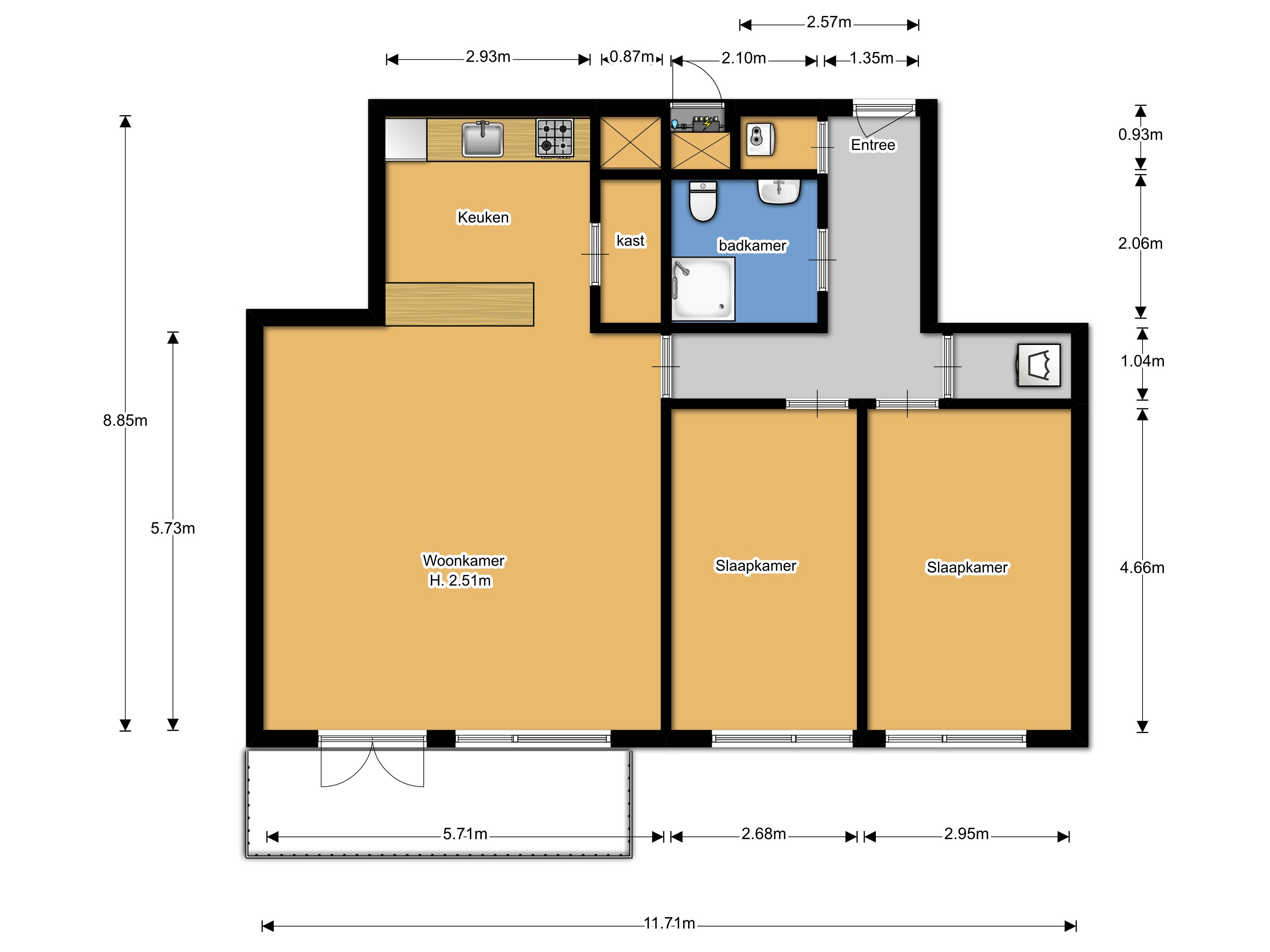 Papiermakersbeek 32 (plattegrond 1)