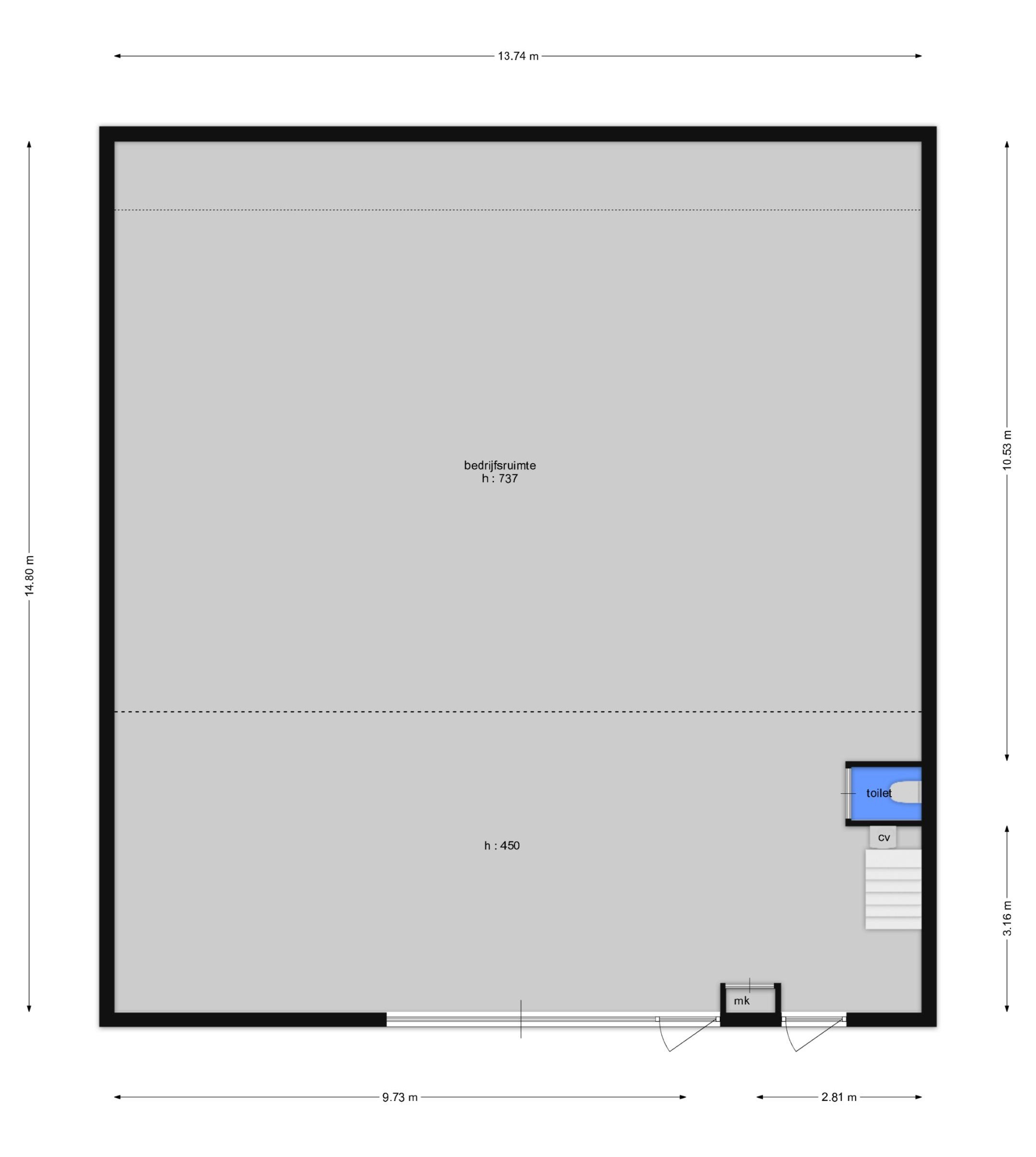 Anthonie Fokkerstraat 59 – L (plattegrond 1)