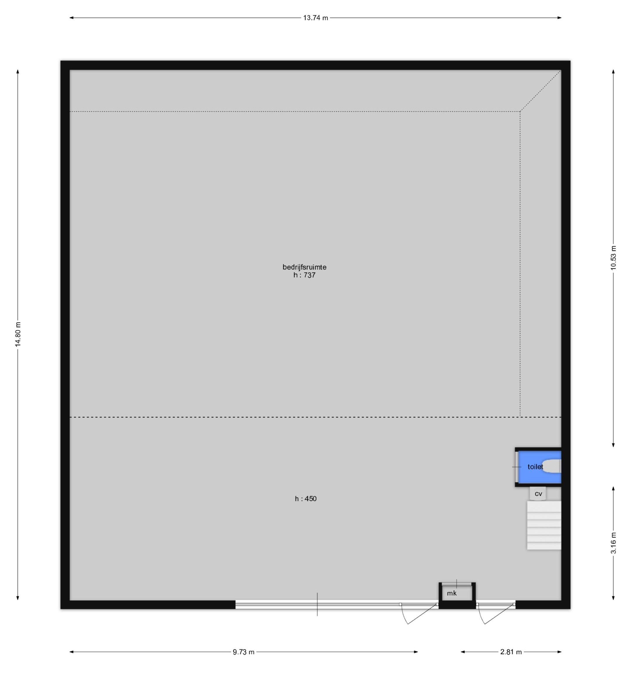 Anthonie Fokkerstraat 59 – L (plattegrond 3)